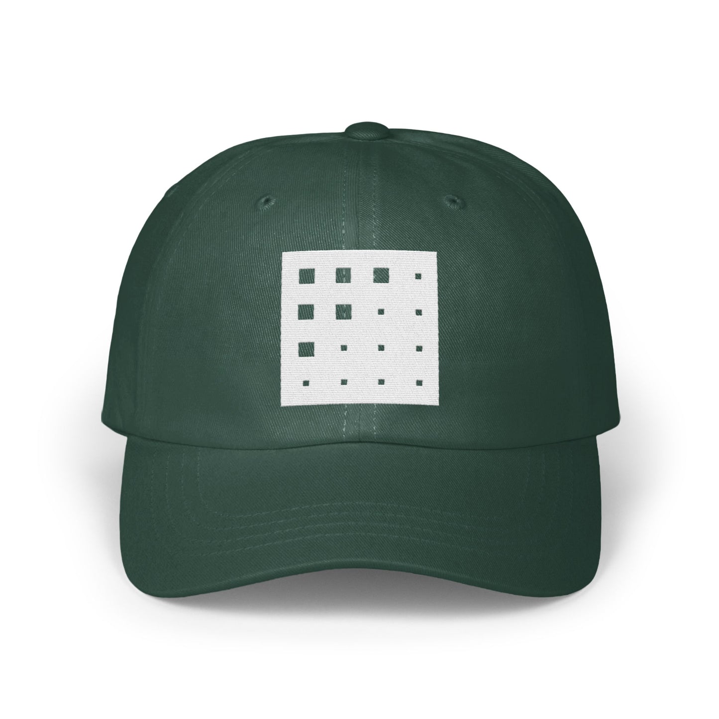 Stylish Forest Green Cap with Unique Pattern product type