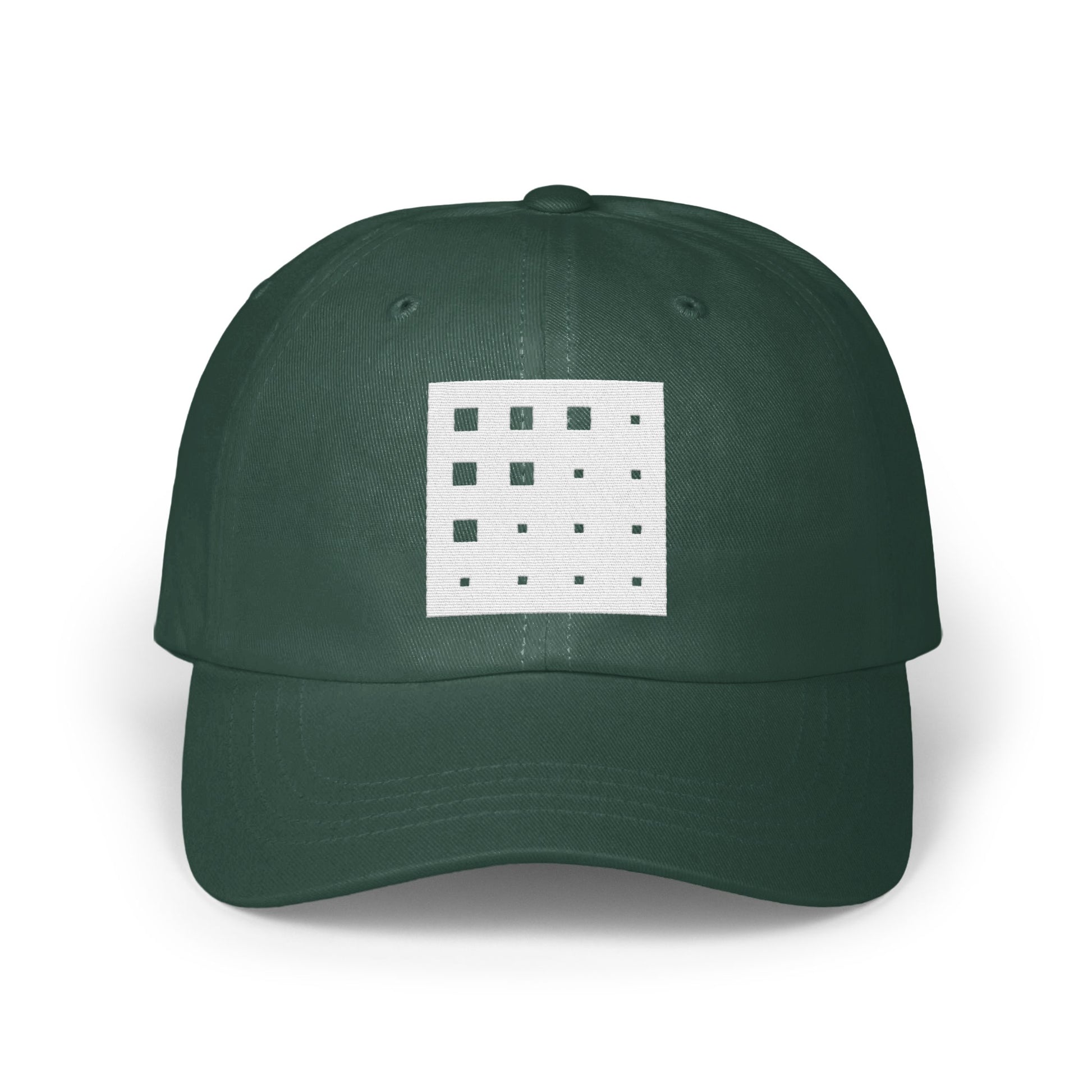 Stylish Forest Green Cap with Unique Pattern product type