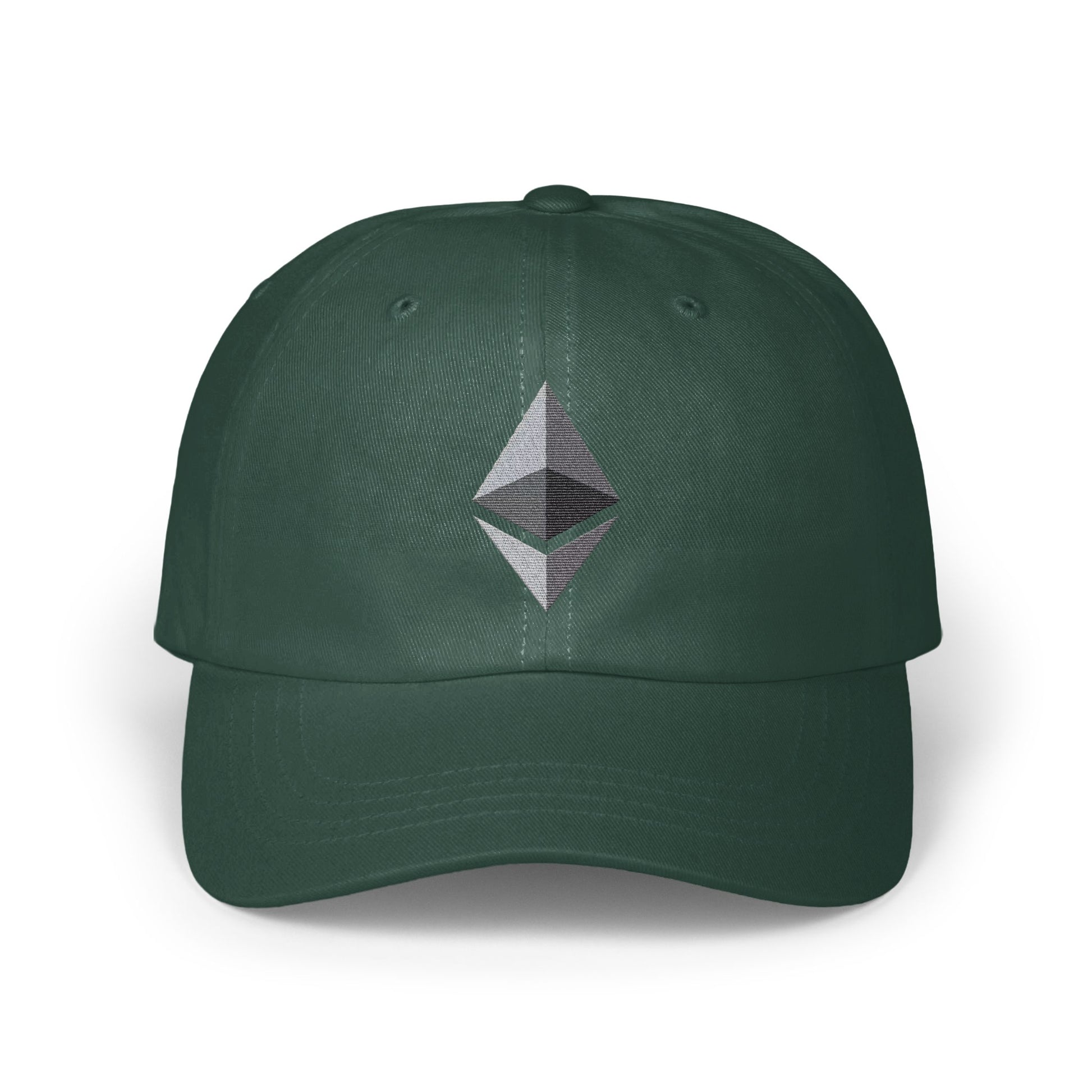 Stylish Green Cap with Unique Geometric Design product type