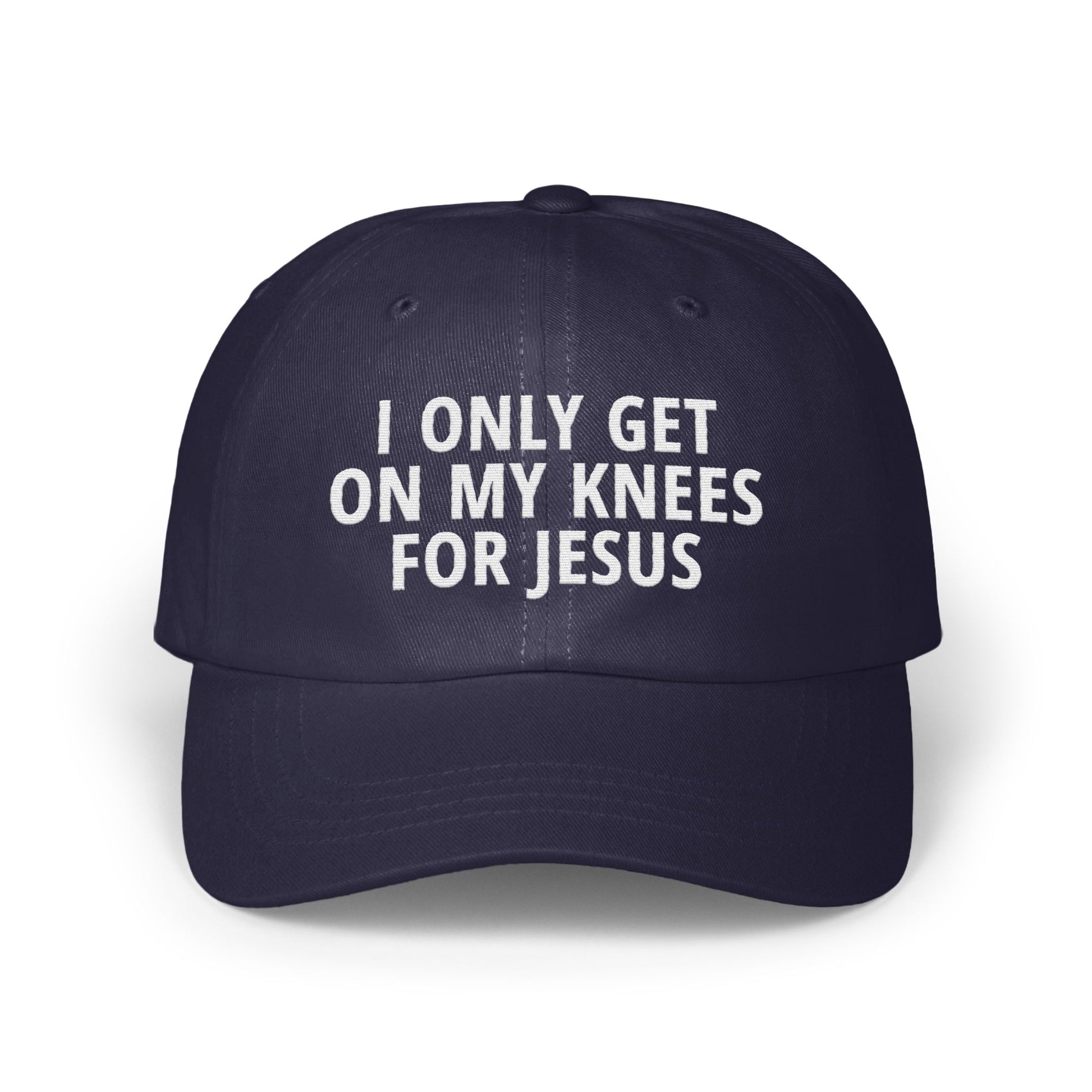 I Only Get On My Knees For Jesus Hat product type