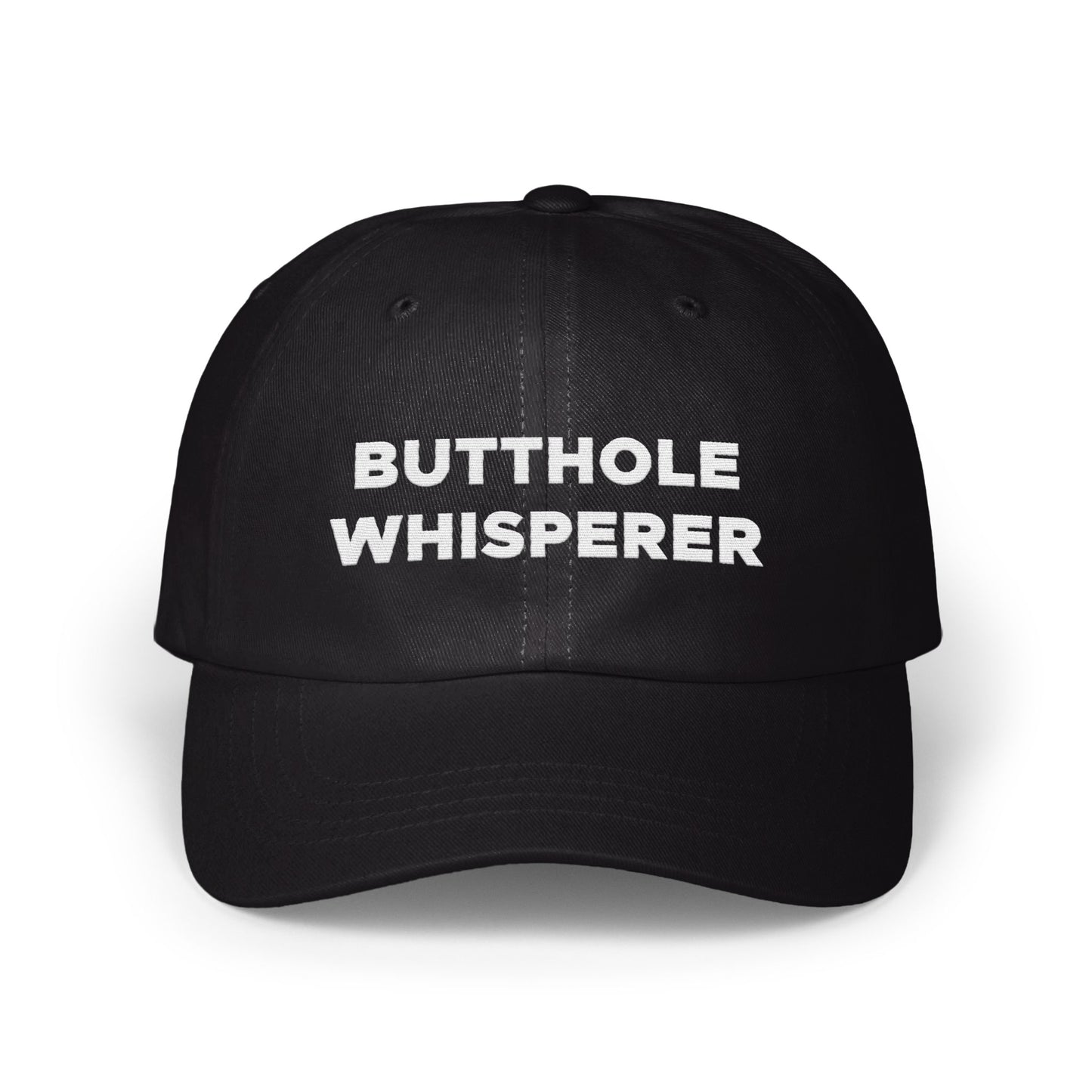Butthole Whisperer Text Design Hat Fashion product