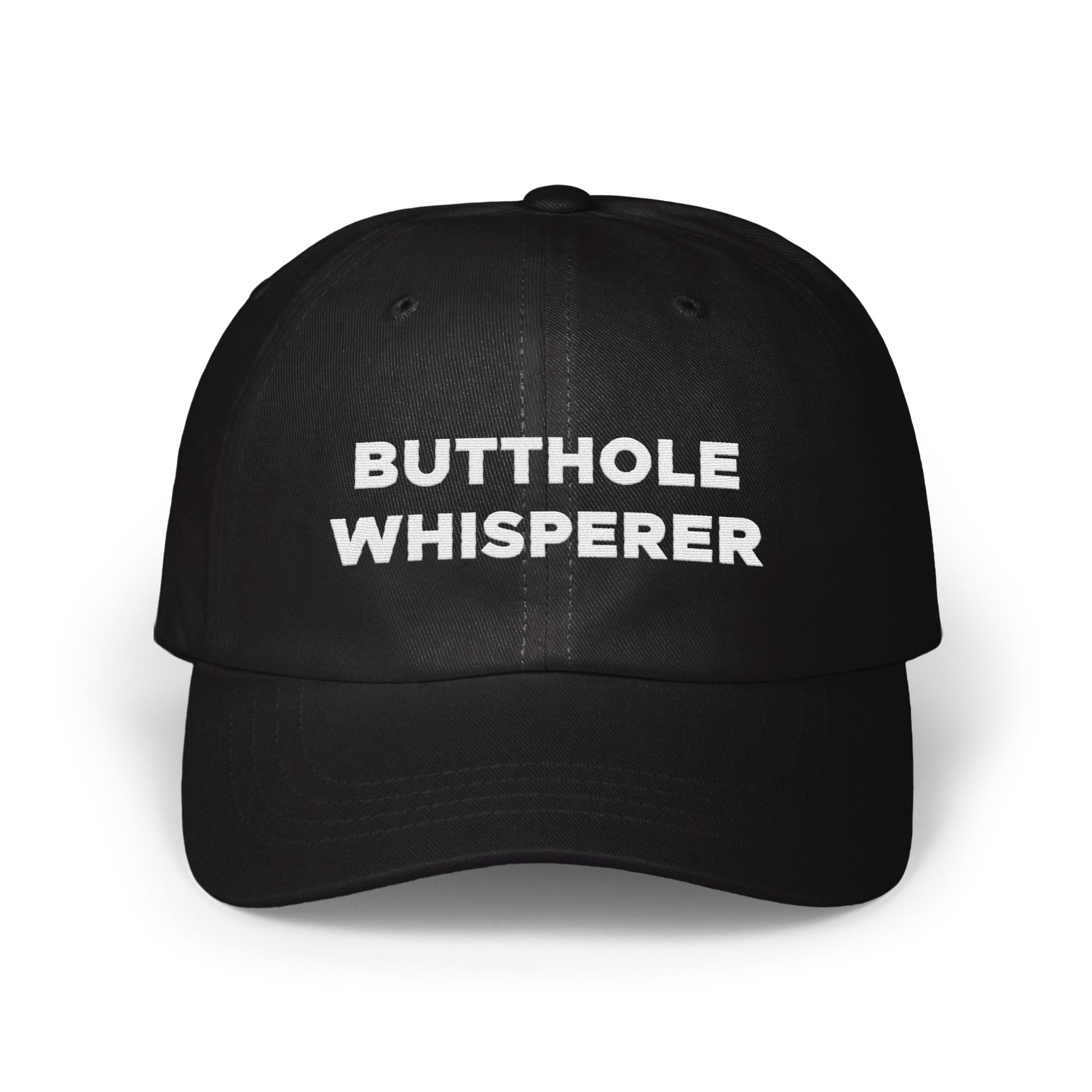 Butthole Whisperer Text Design Hat Fashion product