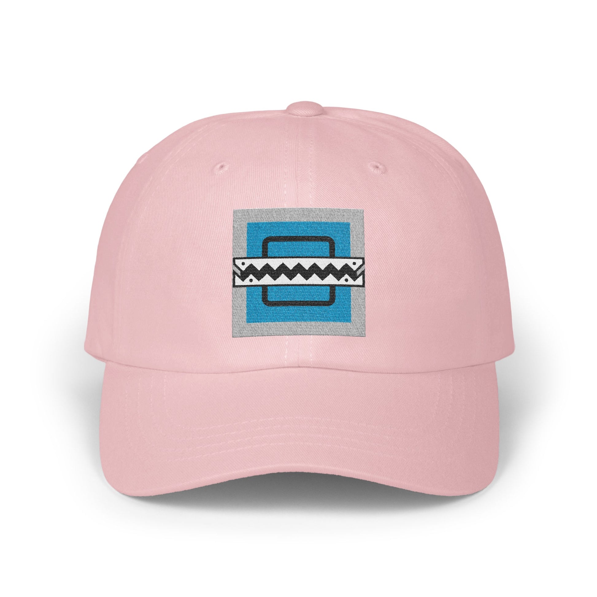 Stylish Pink Baseball Cap with Geometric Design product