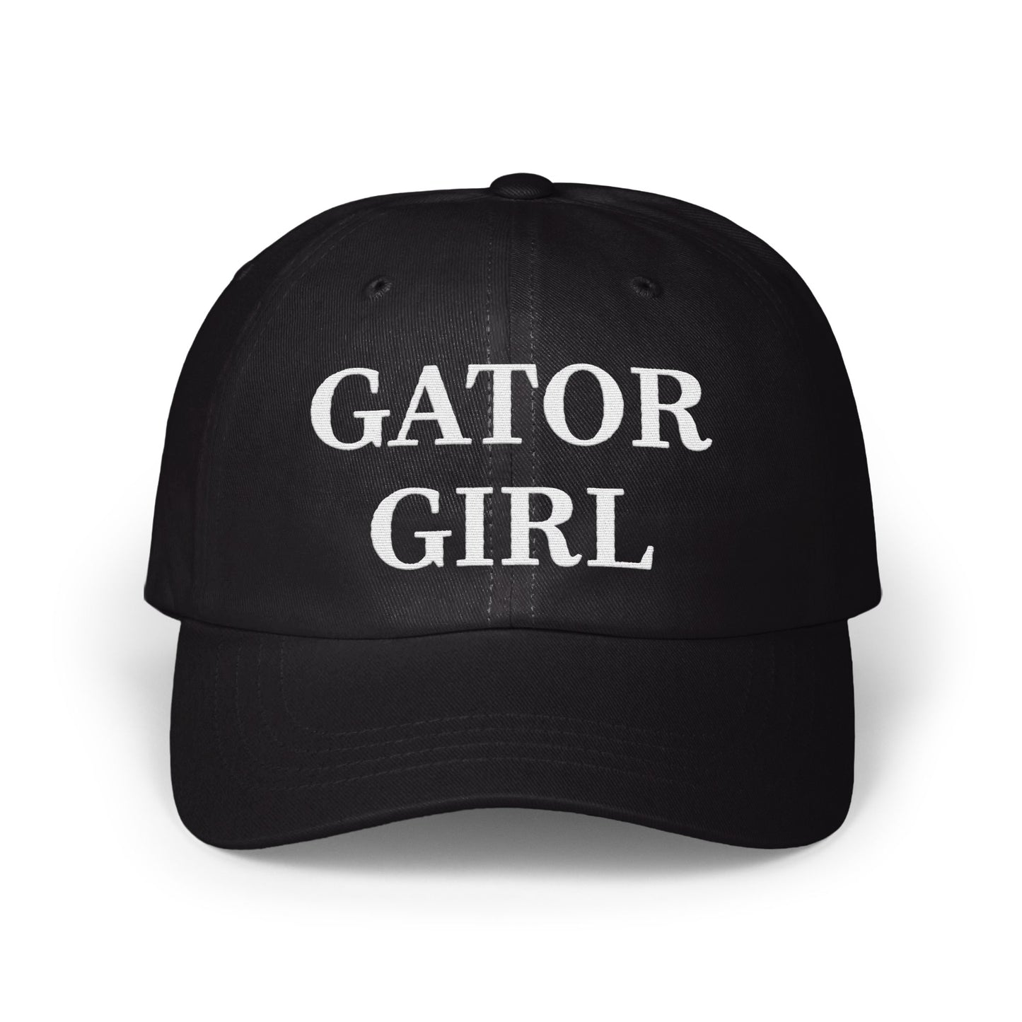 Gator Girl Embroidered Black Hat Stylish Accessory product