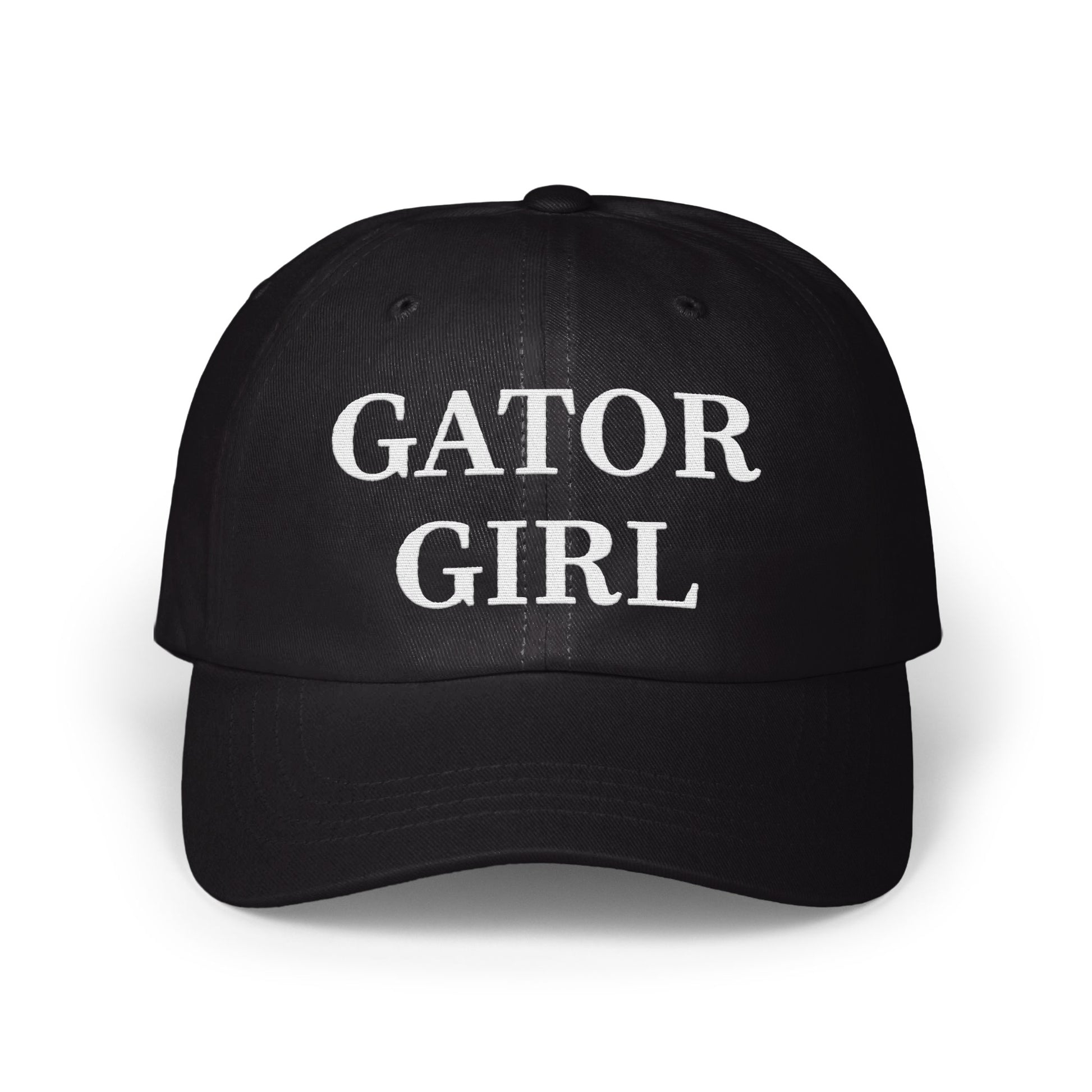 Gator Girl Embroidered Black Hat Stylish Accessory product