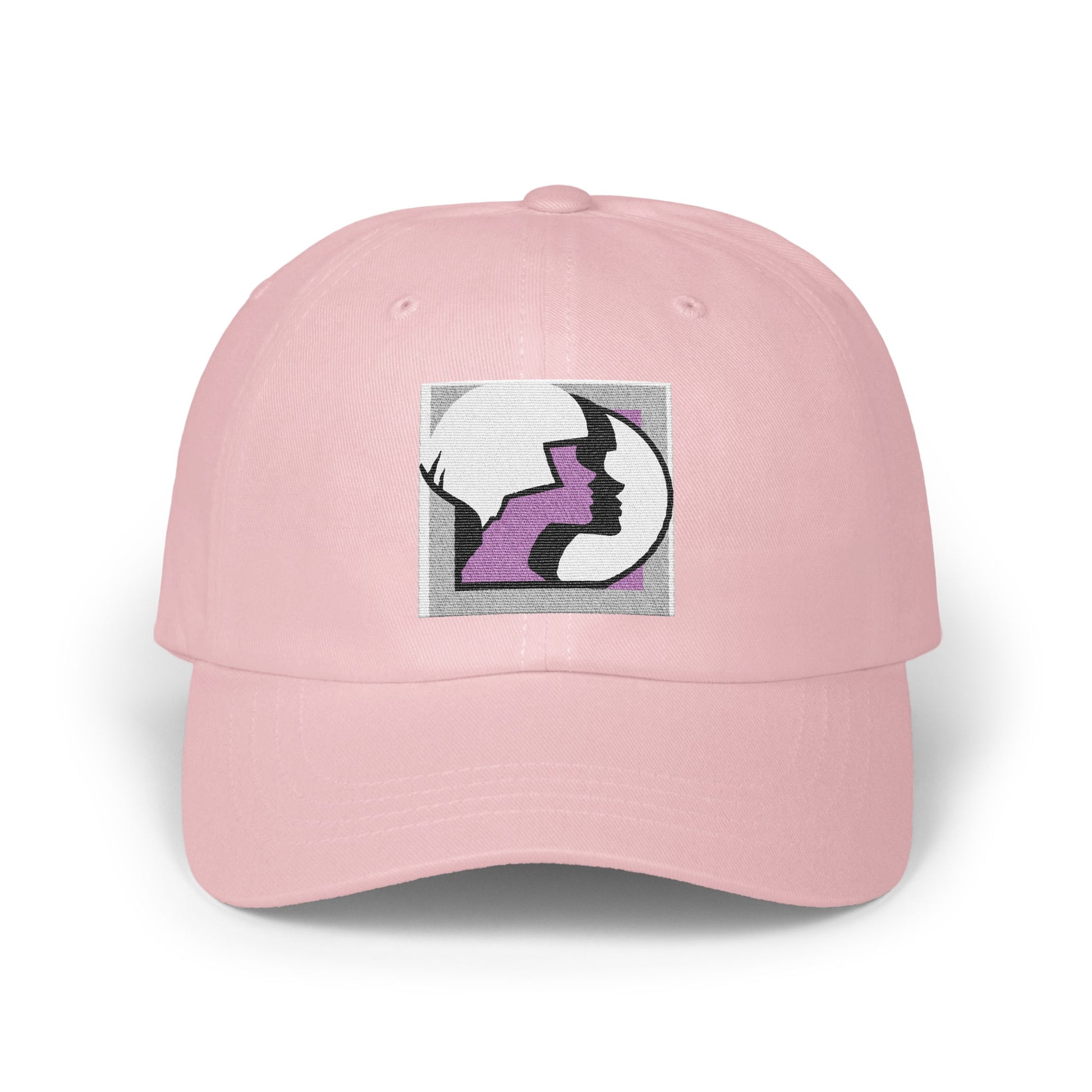 Stylish Pink Cap with Abstract Graphic Design product