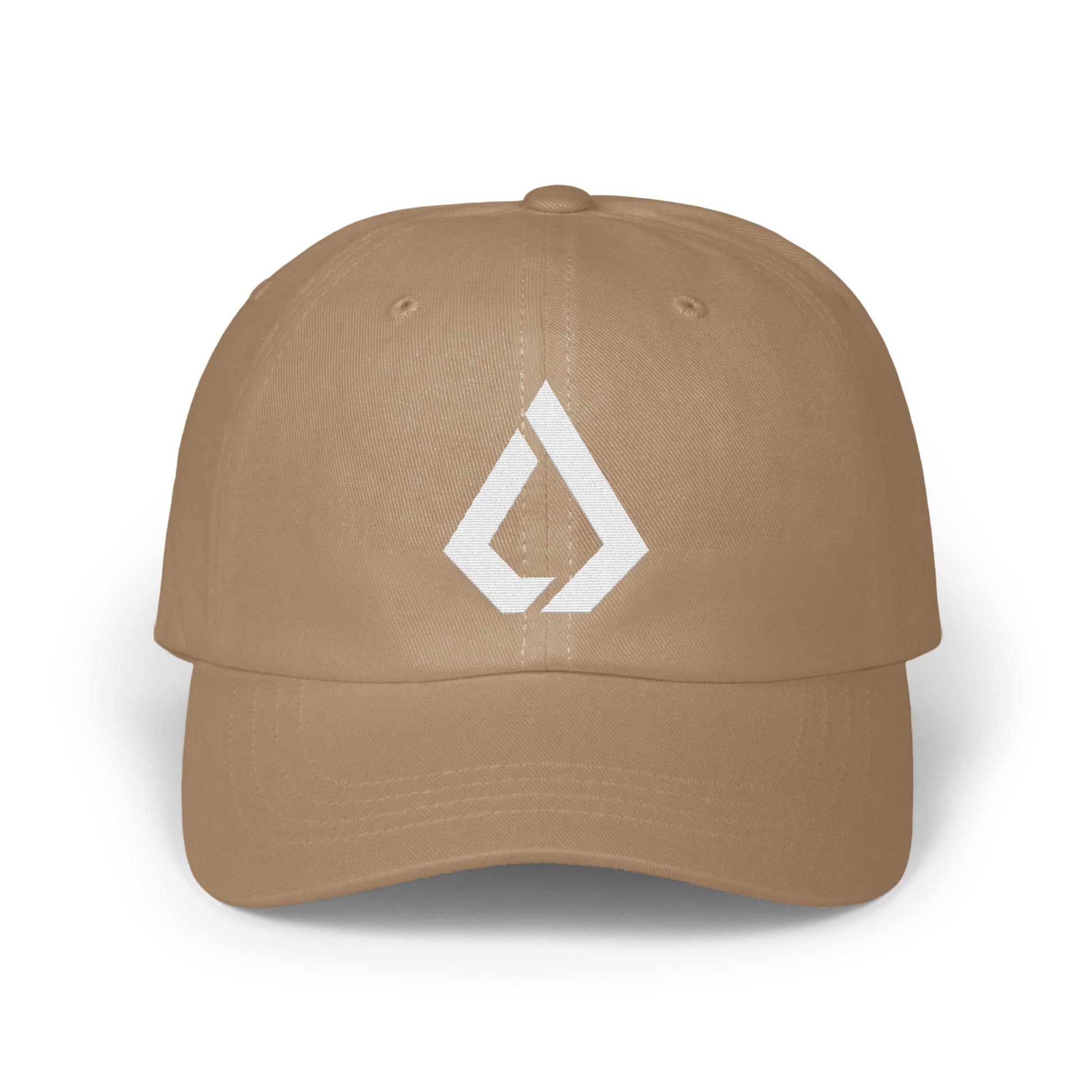 Beige Baseball Cap with Distinctive Logo product type