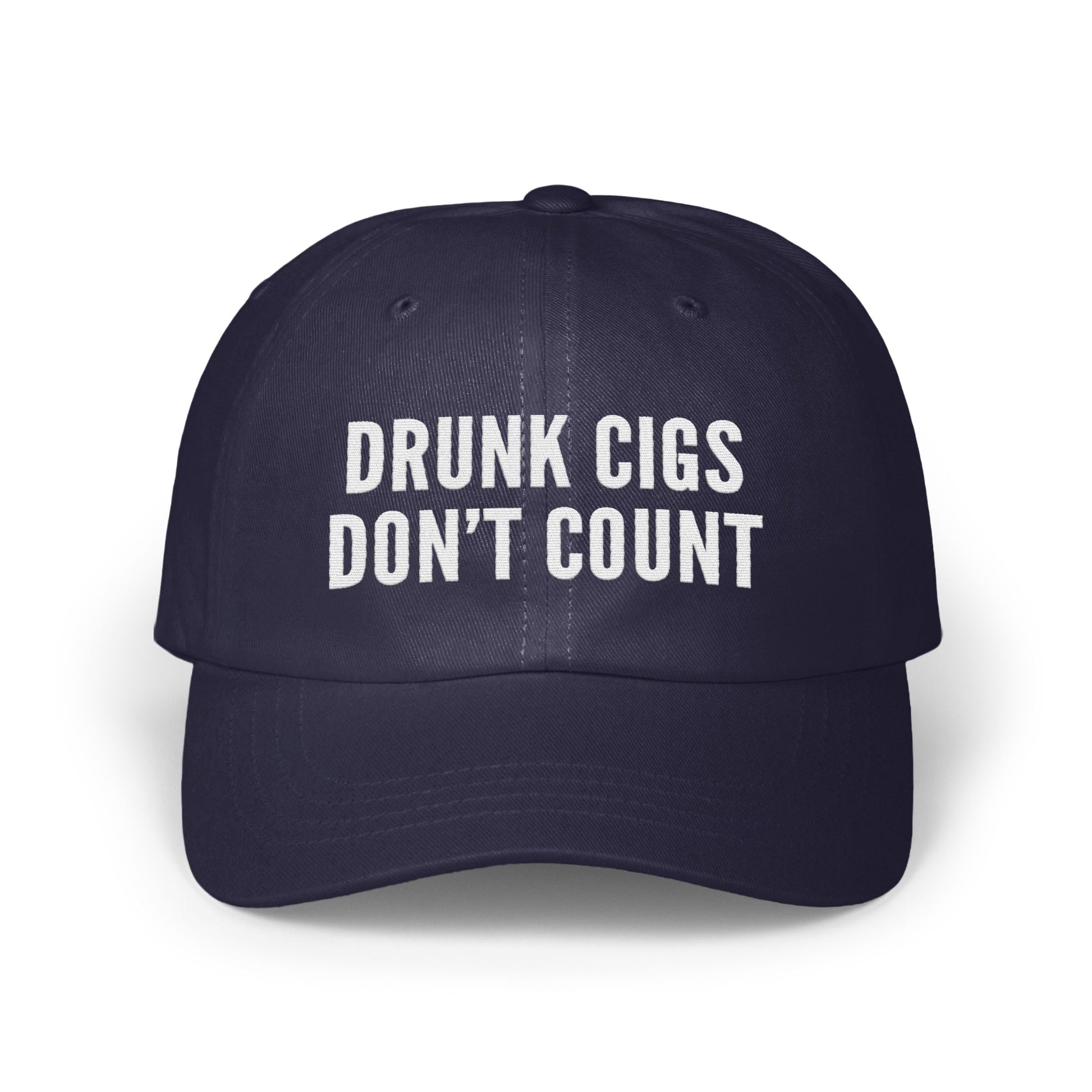 Drunk Cigs Don't Count Statement Hat product