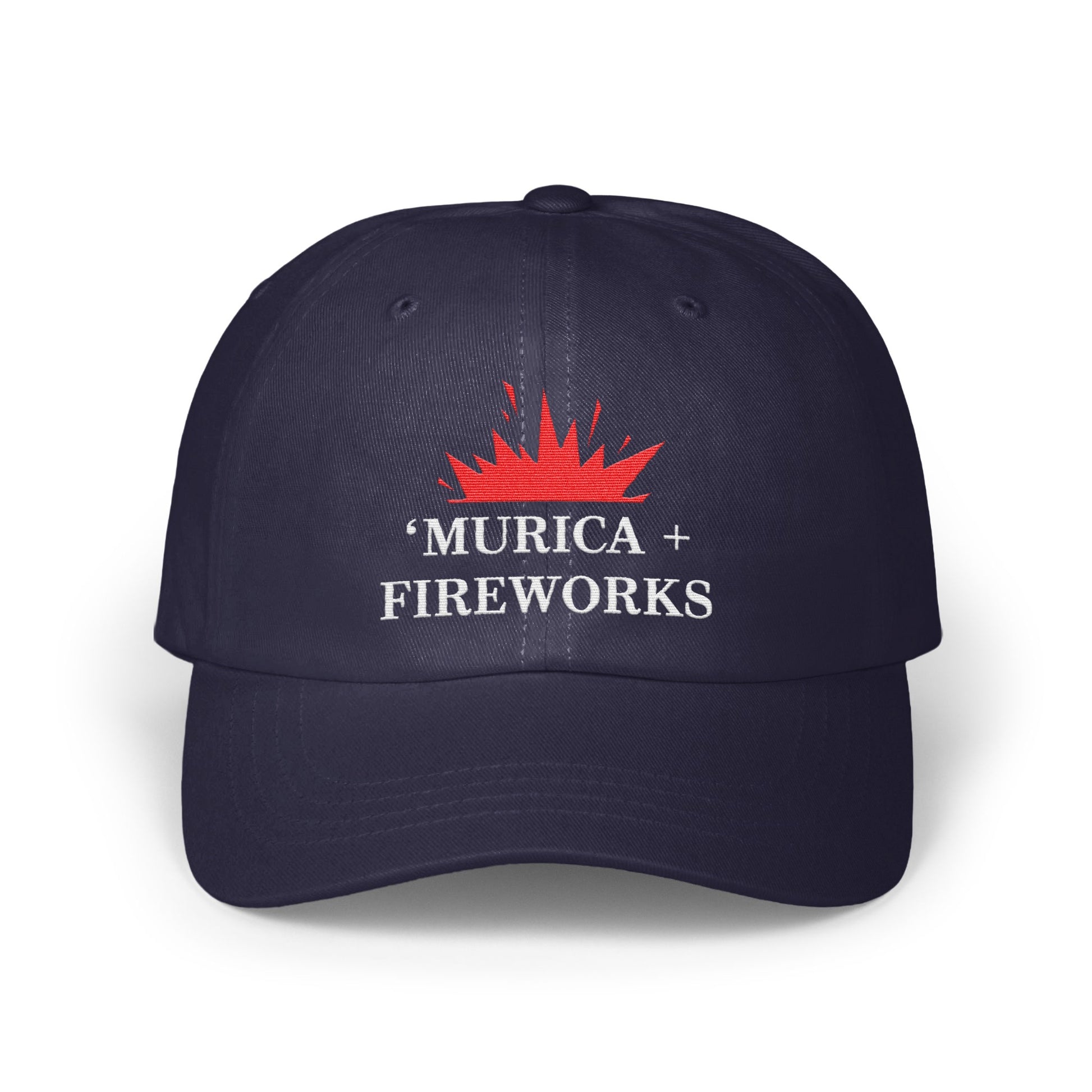 'Murica Fireworks Embroidered Cap product type