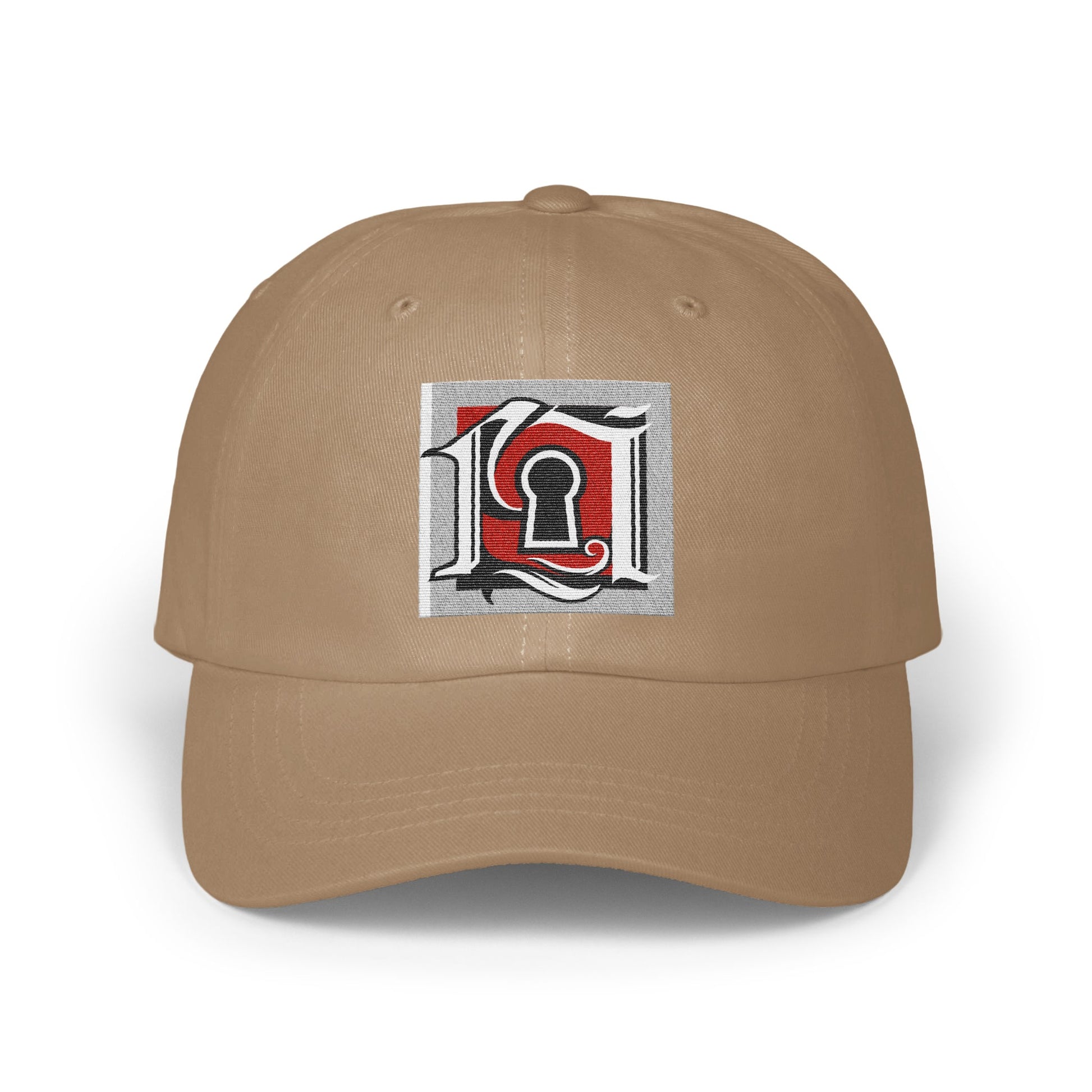 Stylish Tan Cap with Artistic Keyhole Design product type