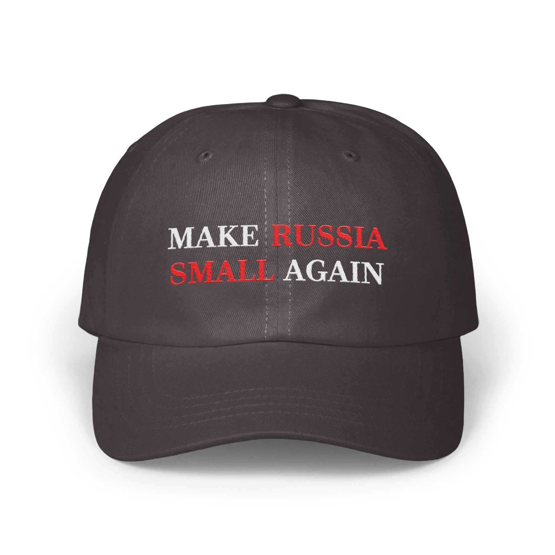 Make Russia Small Again Text Embroidered Hat product