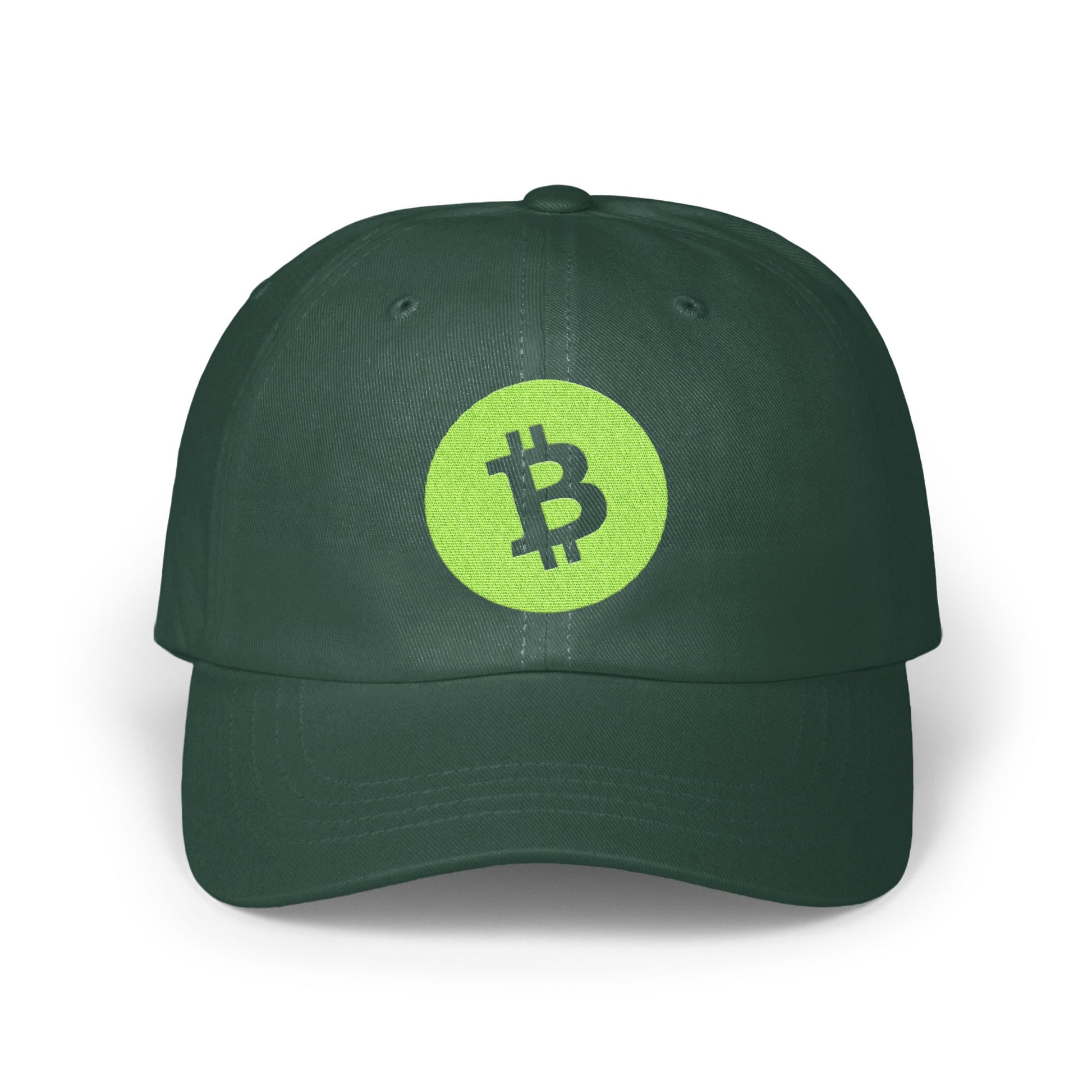 Bitcoin Logo Green Stylish Baseball Cap product