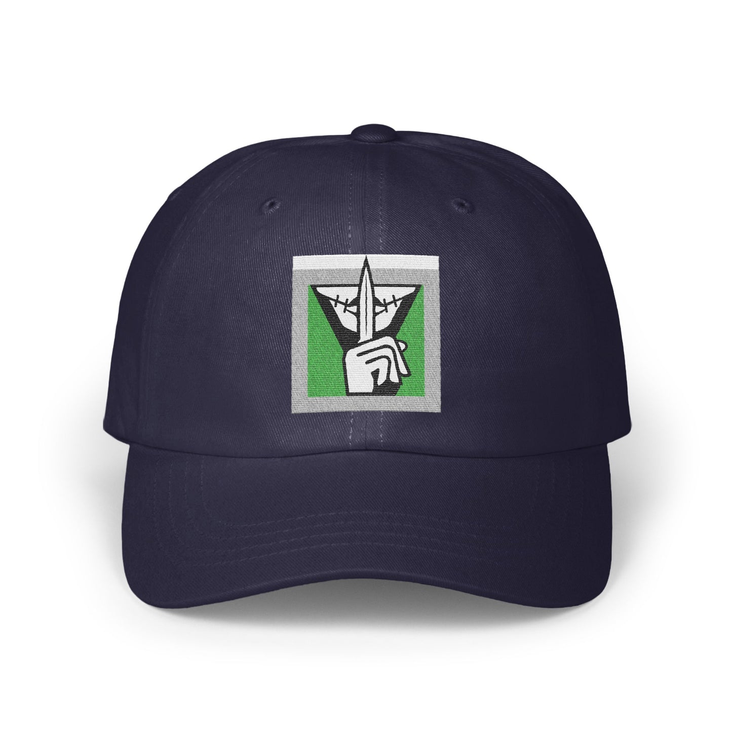 Bold Statement Graphic Embroidered Cotton Baseball Cap product