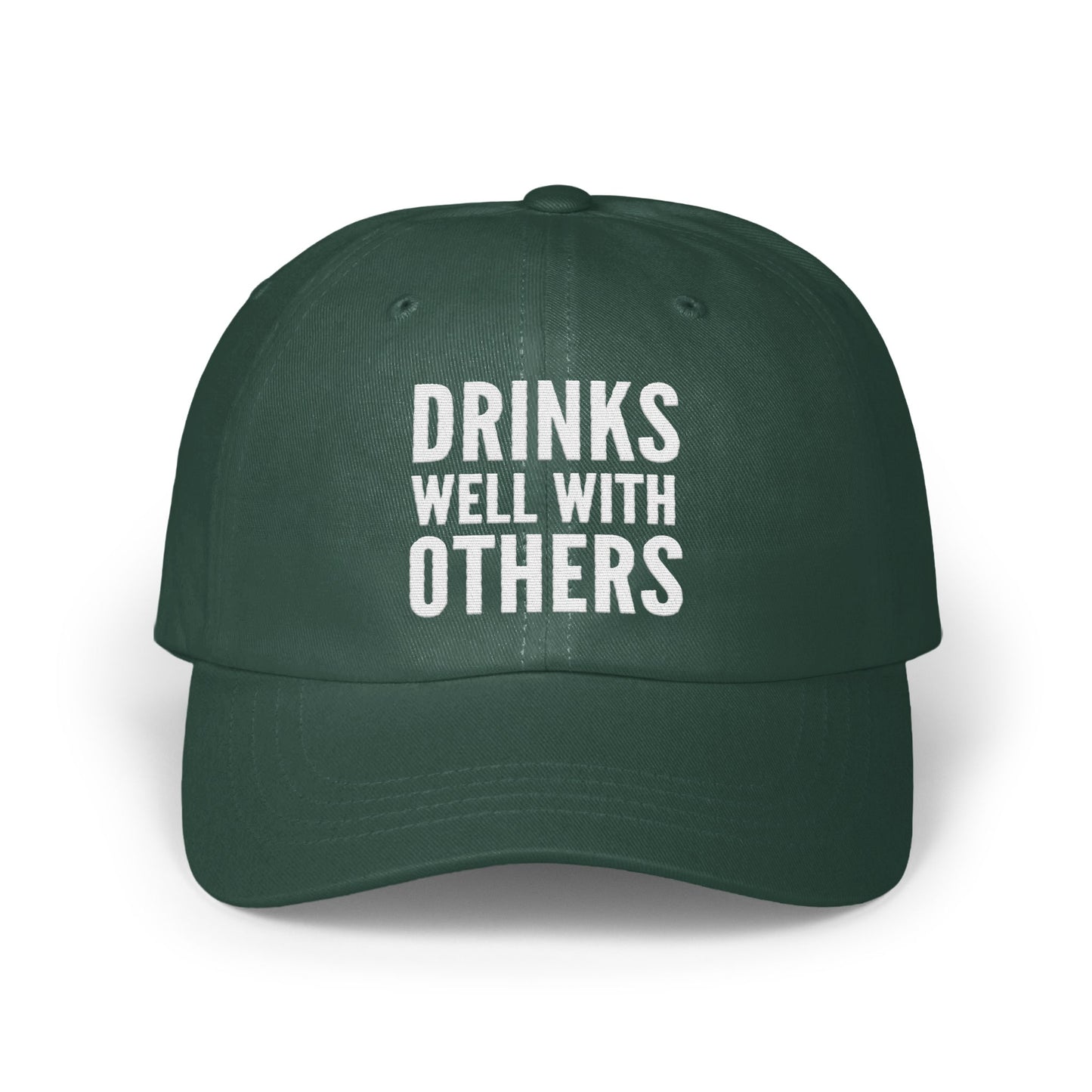 Drinks Well With Others Funny Cap Hat product
