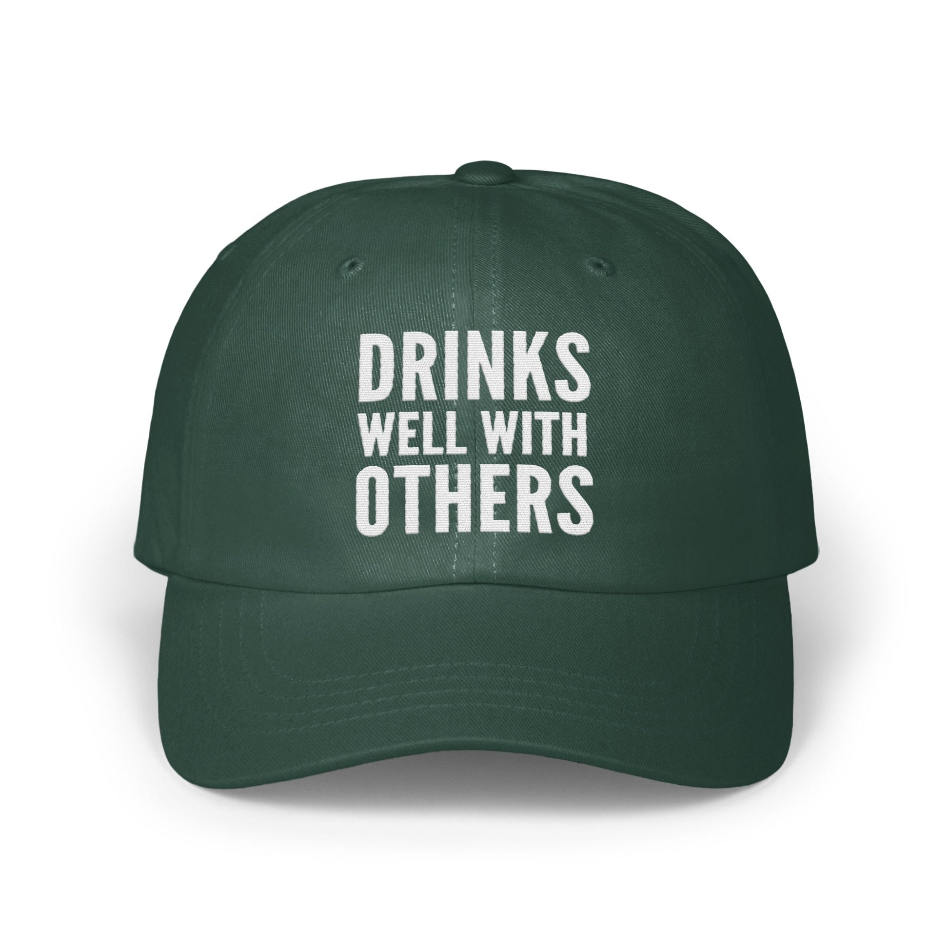 Drinks Well With Others Funny Cap Hat product