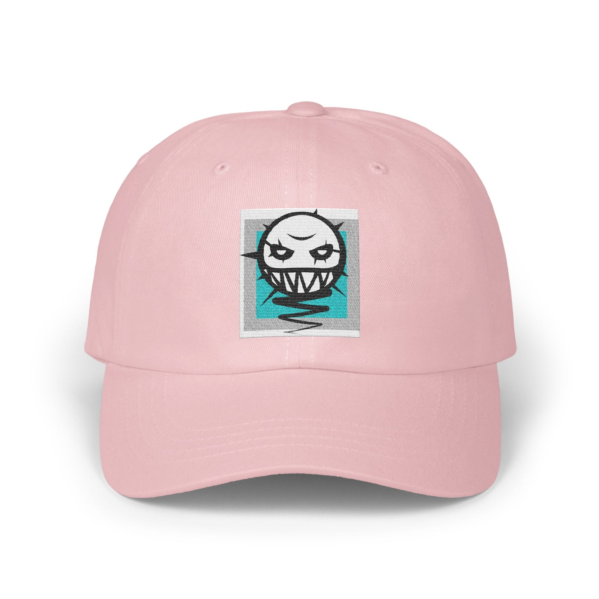 Edgy Cartoon Face on Pink Baseball Cap product