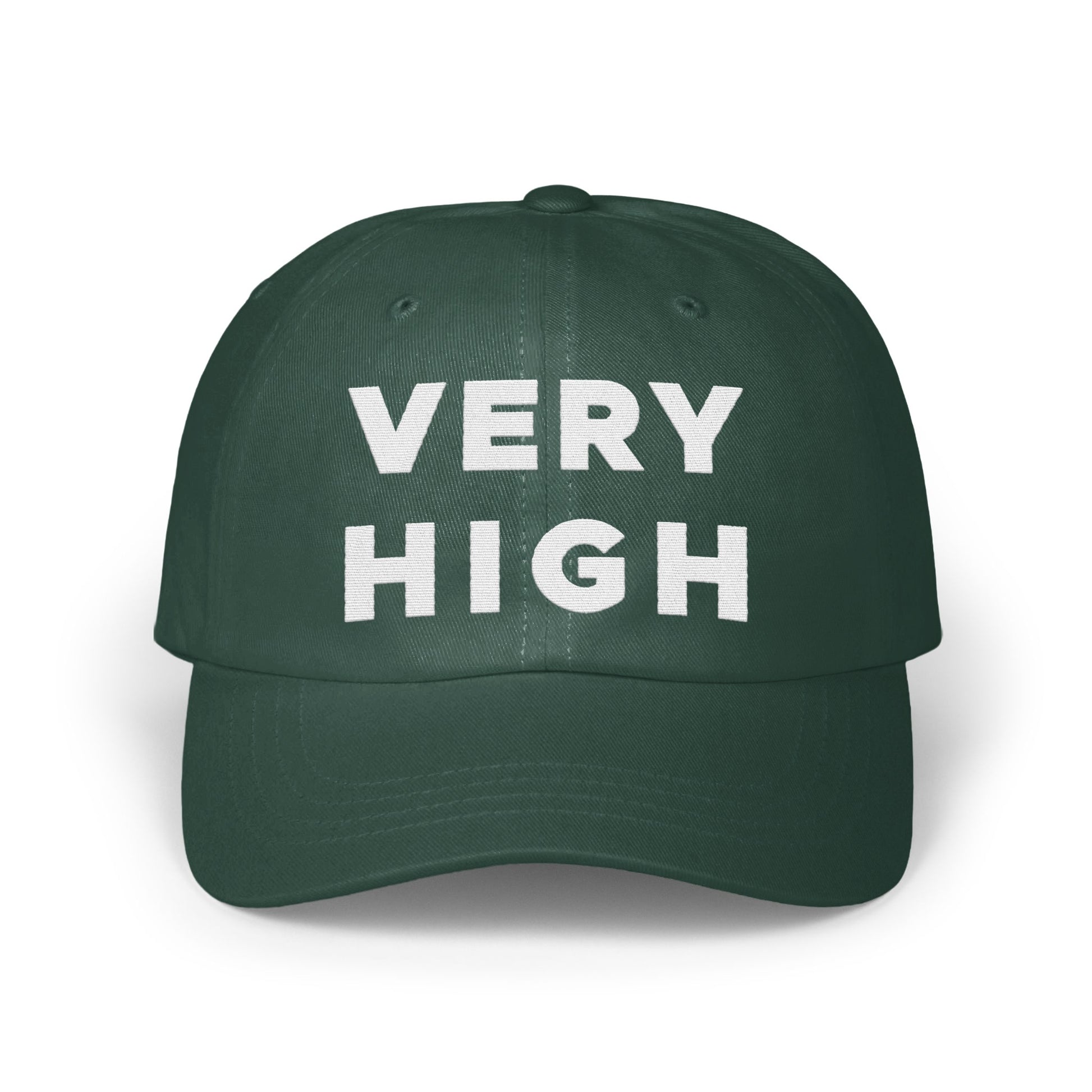 Very High Embroidery Green Baseball Cap product