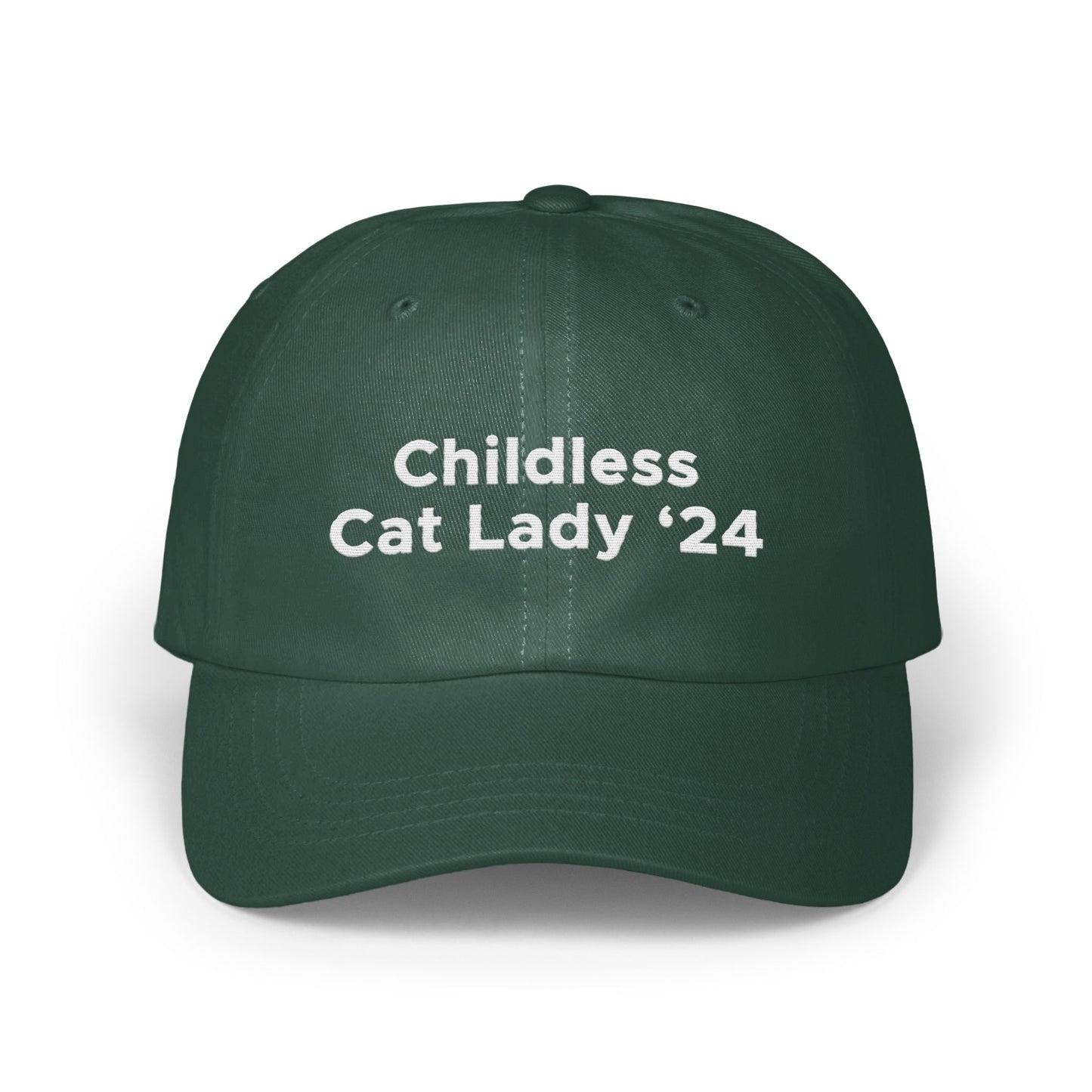 Childless Cat Lady '24 Funny Statement Hat product type