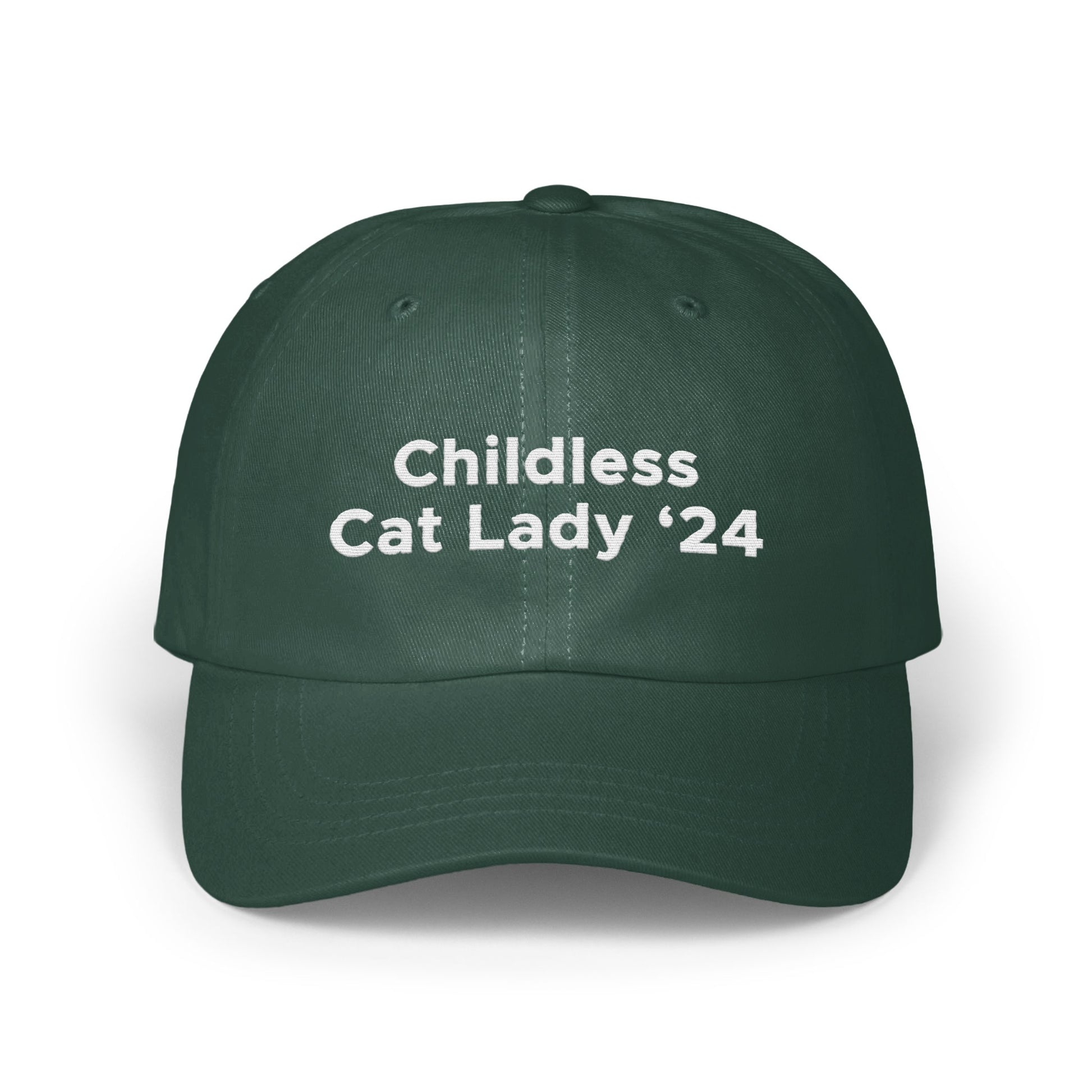 Childless Cat Lady '24 Funny Statement Hat product type
