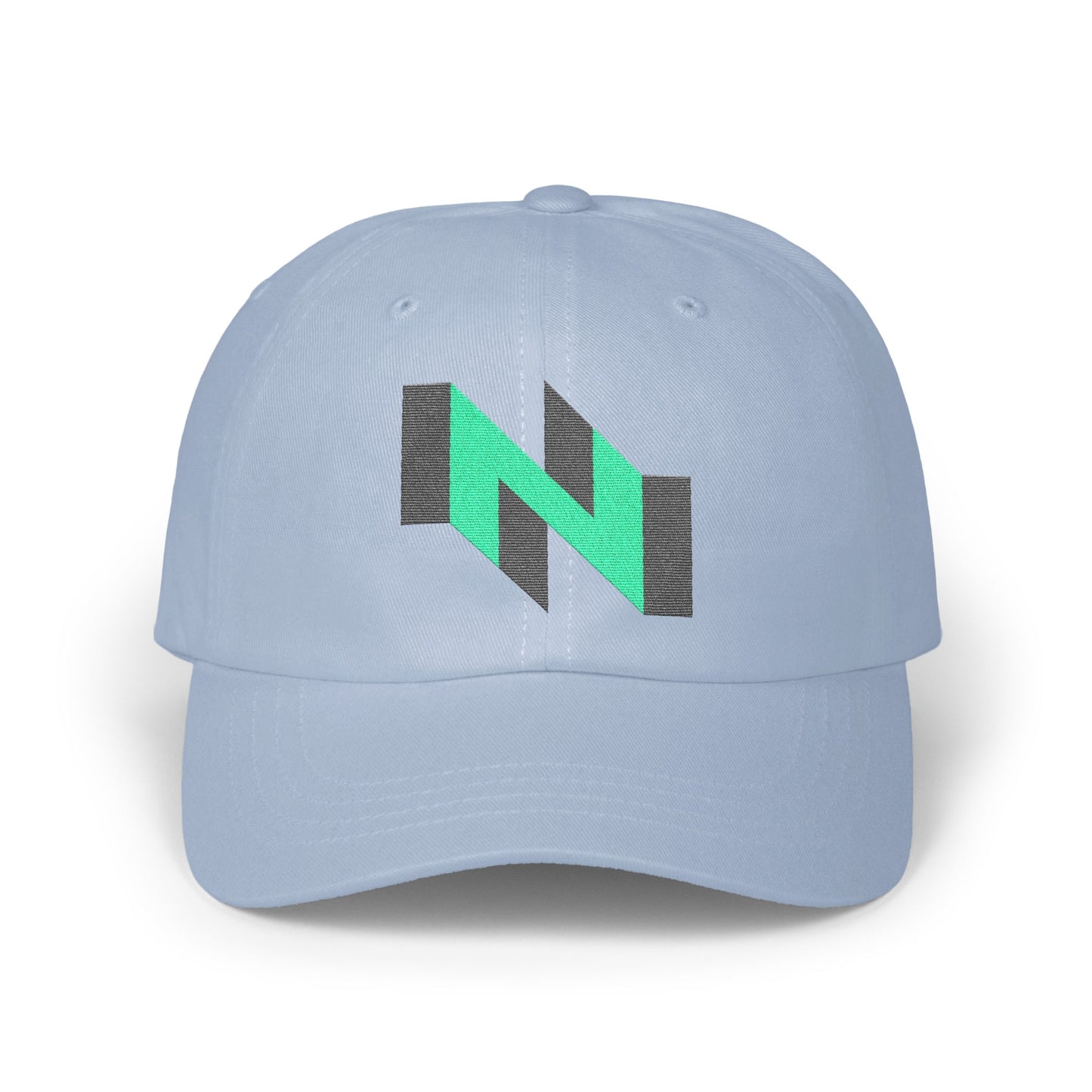 Trendy Blue Baseball Cap with Stylish Logo product type