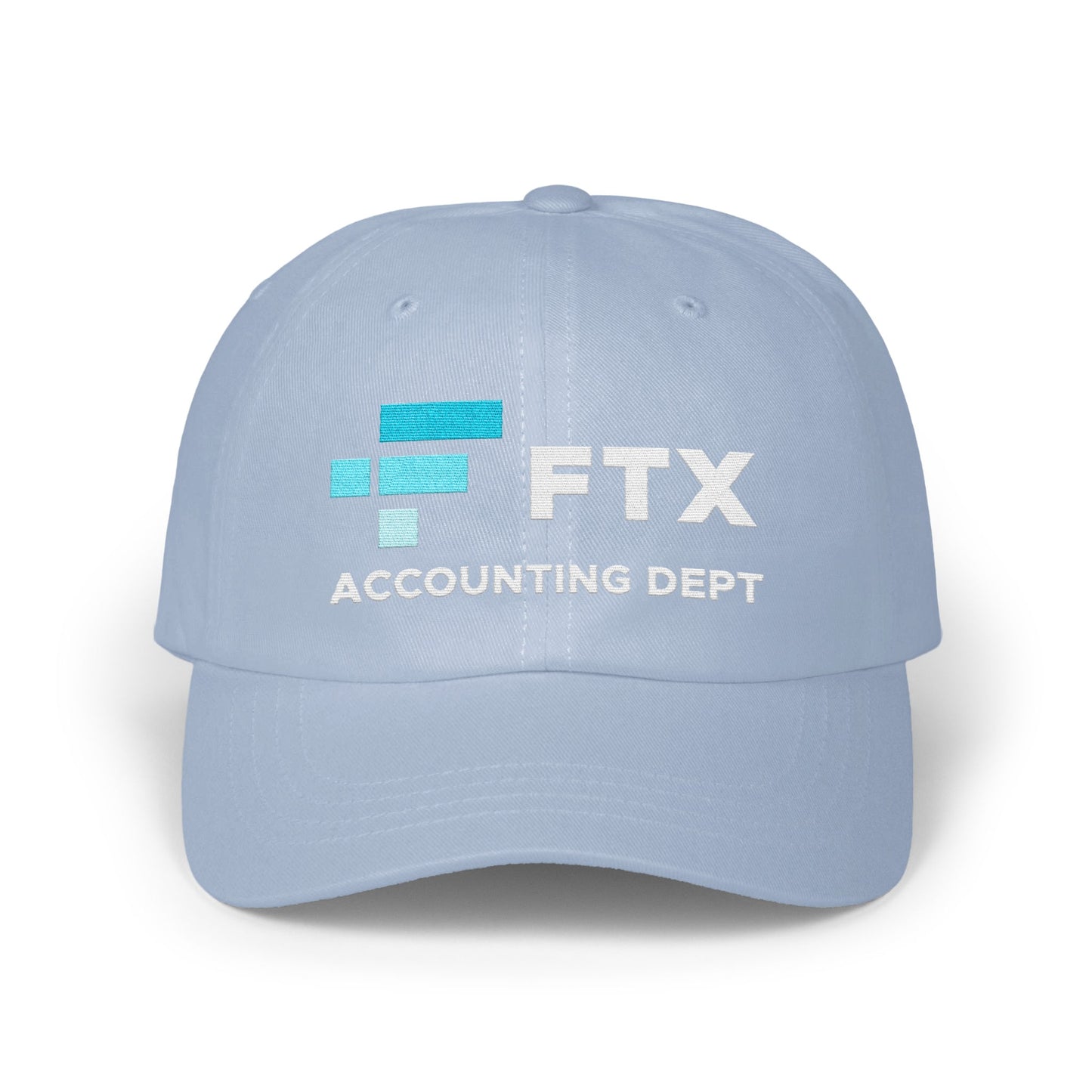 FTX Accounting Dept Blue Baseball Cap Stylish Headwear product