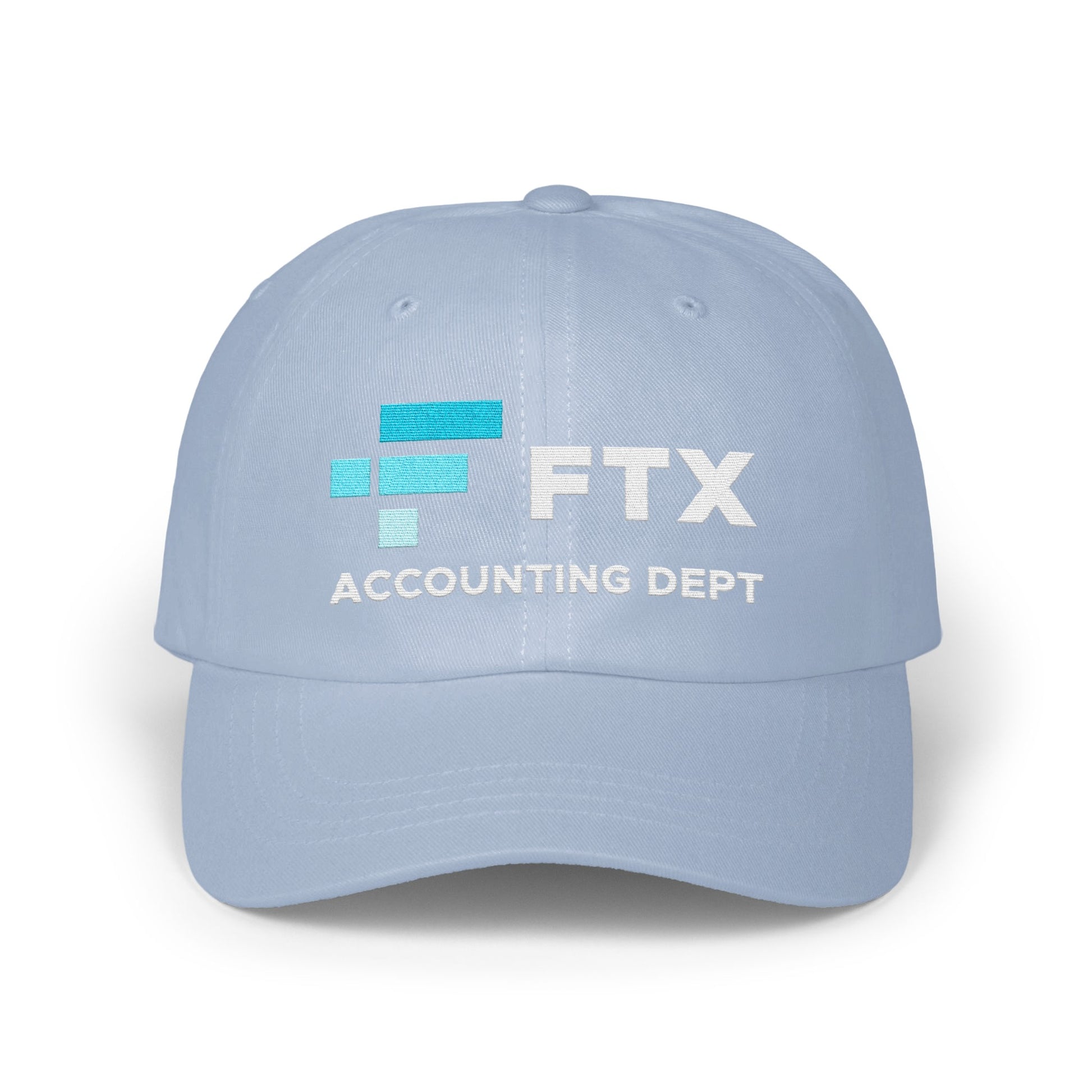 FTX Accounting Dept Blue Baseball Cap Stylish Headwear product