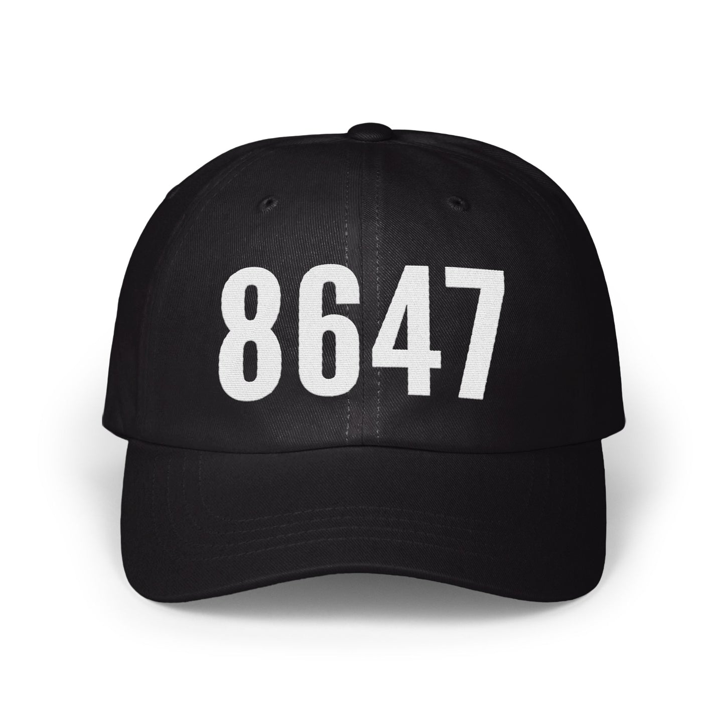 Stylish Black Hat with 8647 Number Baseball Cap Product