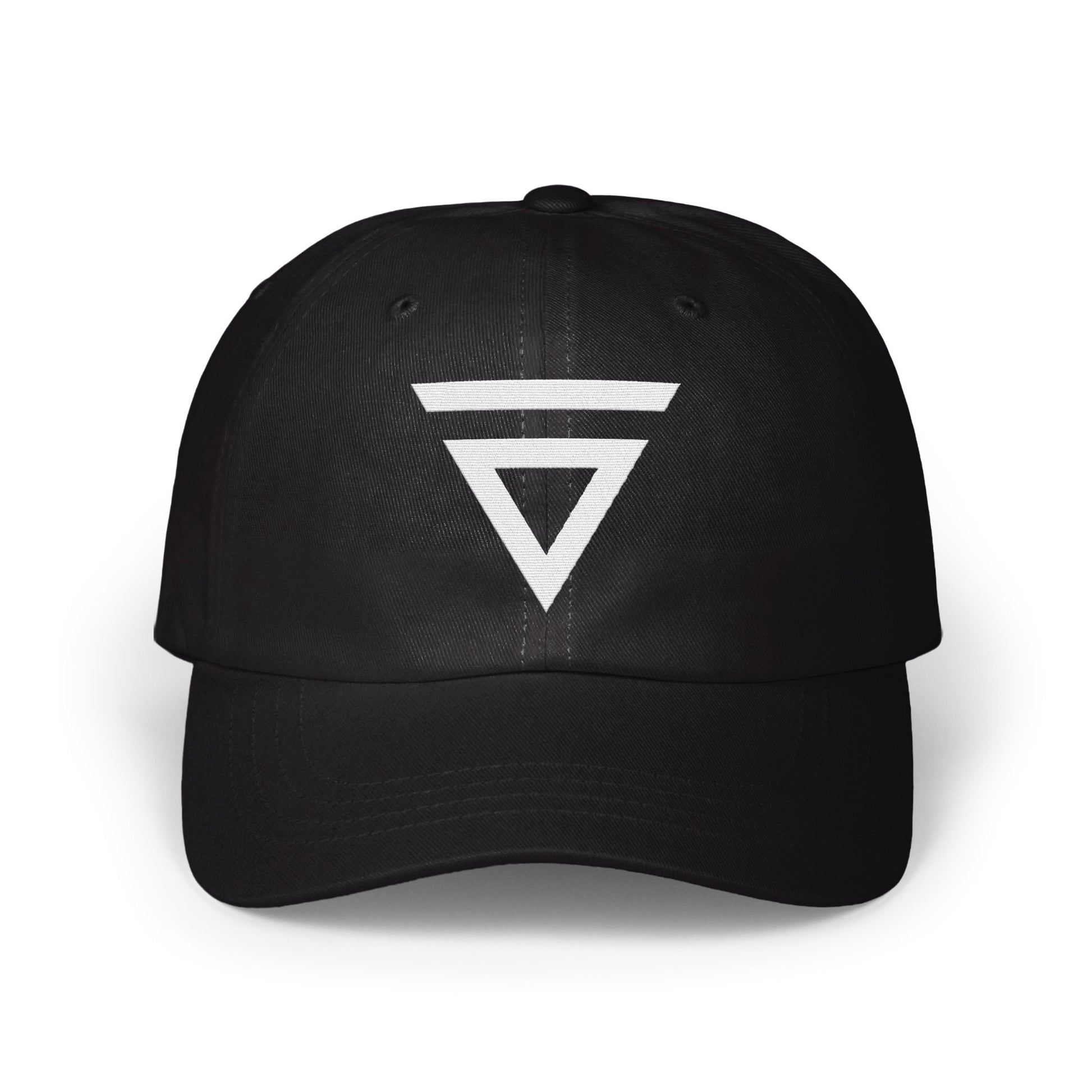 Geometric Triangle Print Black Baseball Cap product