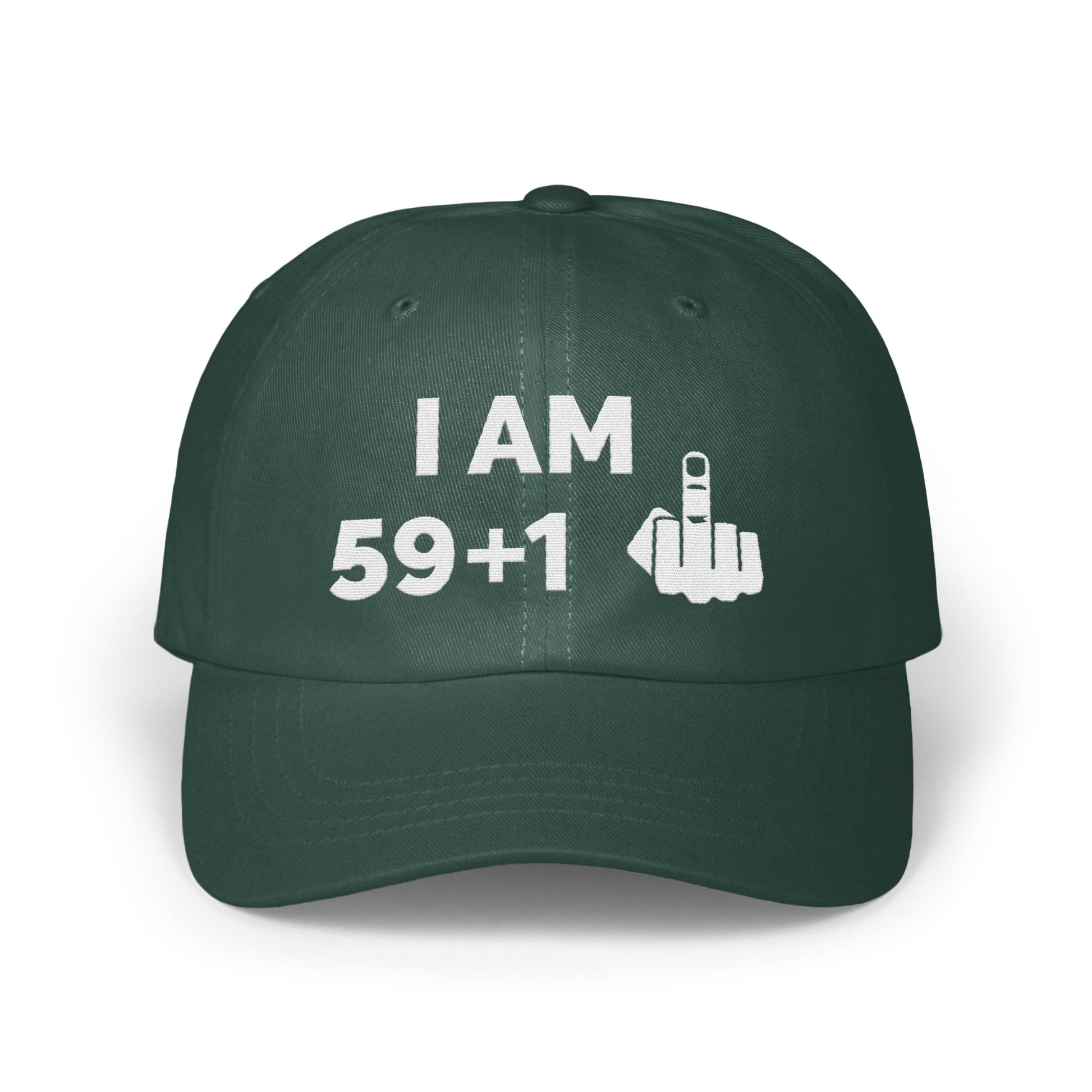 I AM 59+1 Finger Sign Baseball Cap product