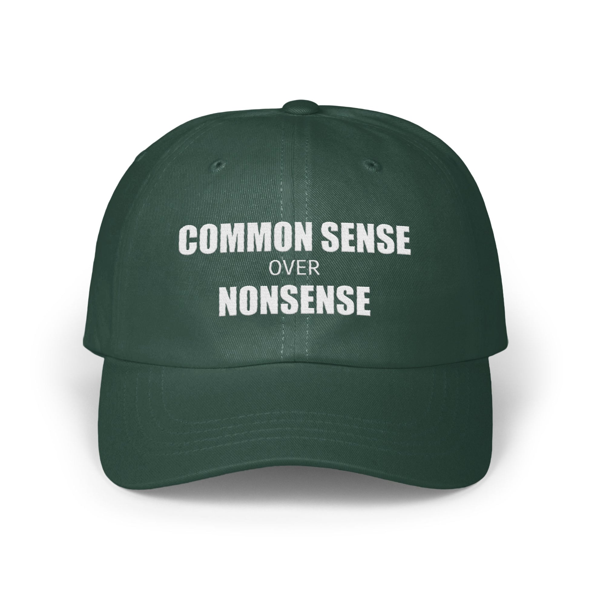Common Sense Over Nonsense Statement Hat product type