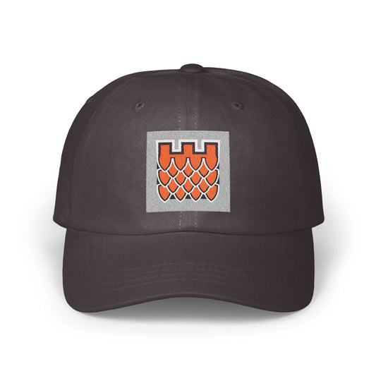 Unique Black Hat with Red and White Design product type