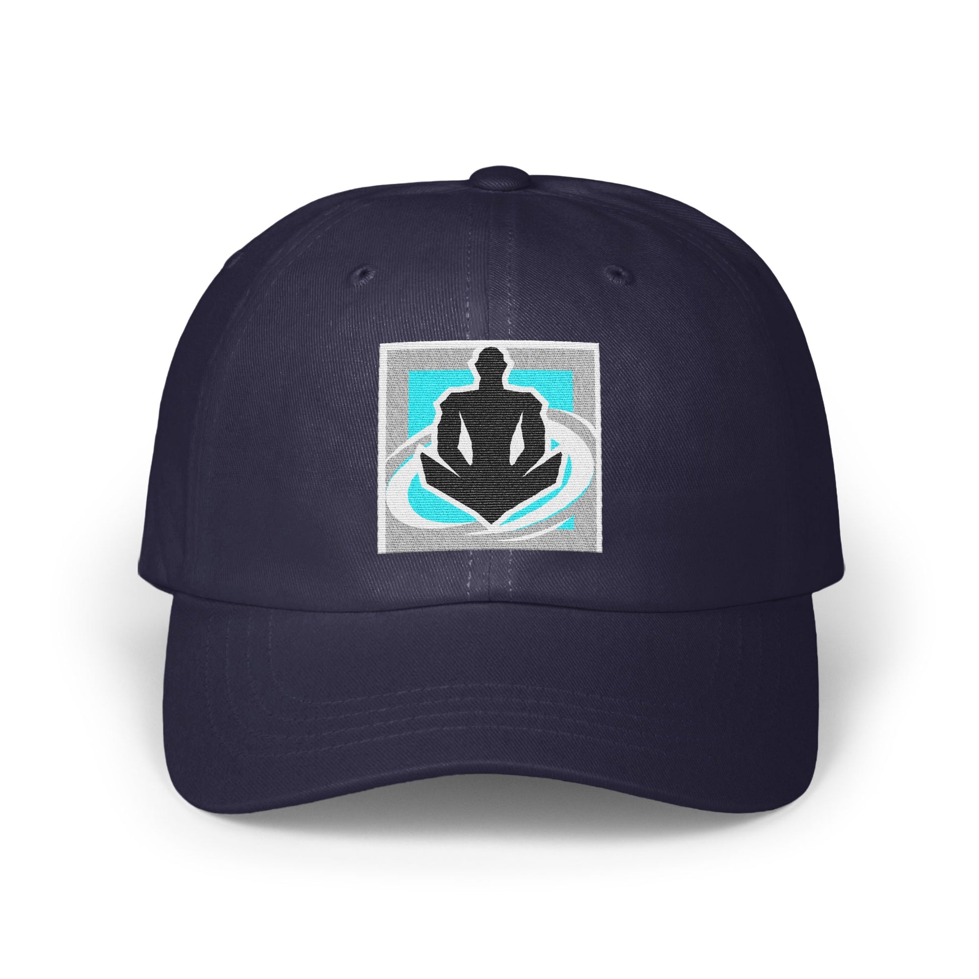 Meditative Silhouette Embroidered Casual Hat product