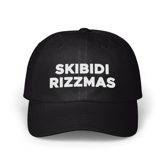 Skibidi Rizzmas Black Cap Fashionable Accessory product type