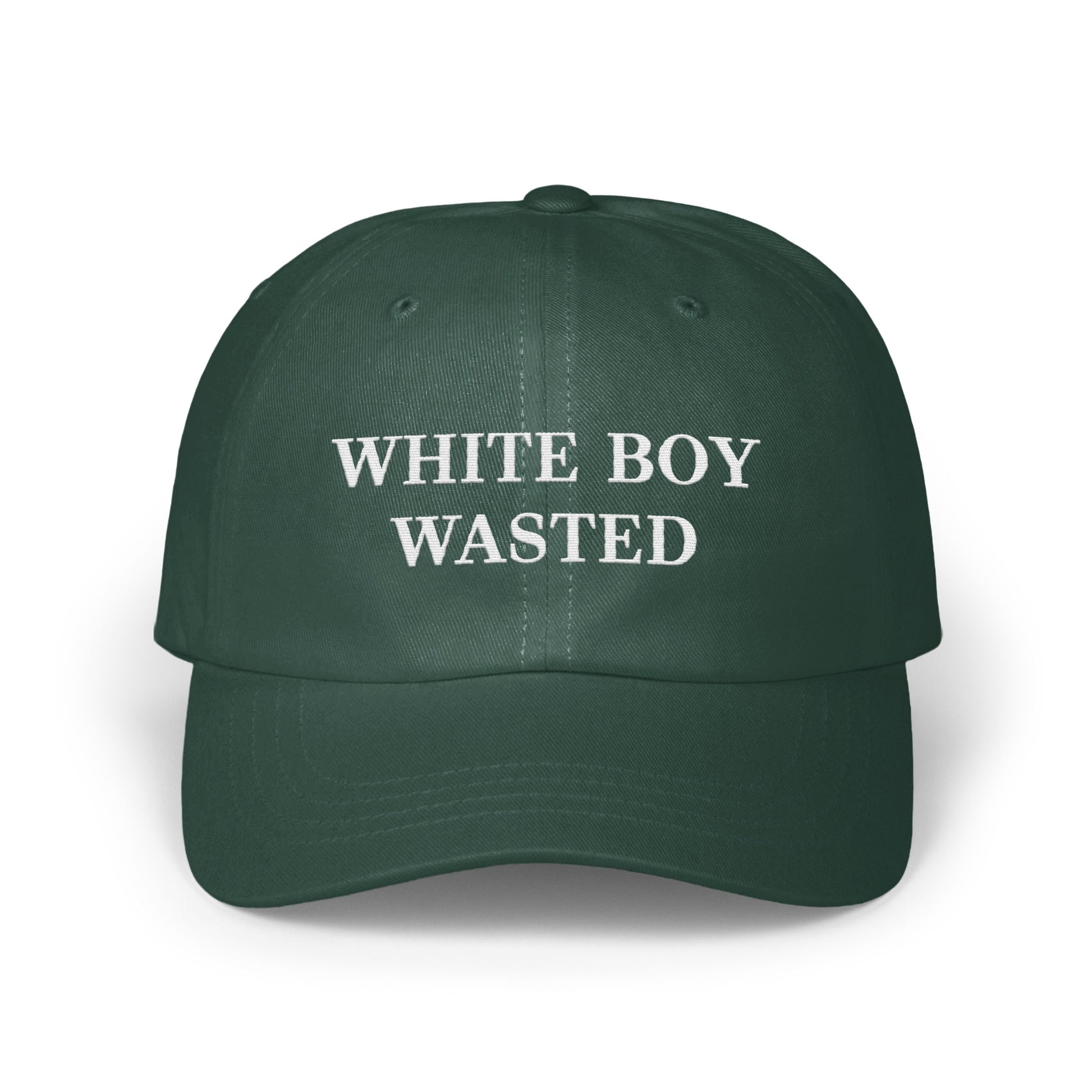 White Boy Wasted Slogan Hat Fashion Accessory product type