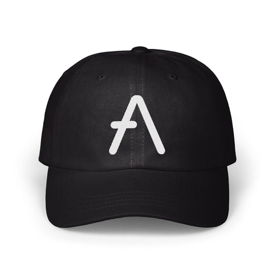 Sleek Black Baseball Cap with White A Logo product