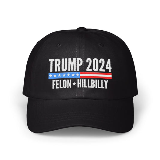 Trump 2024 Felon Hillbilly Embroidered Cap Hat product type