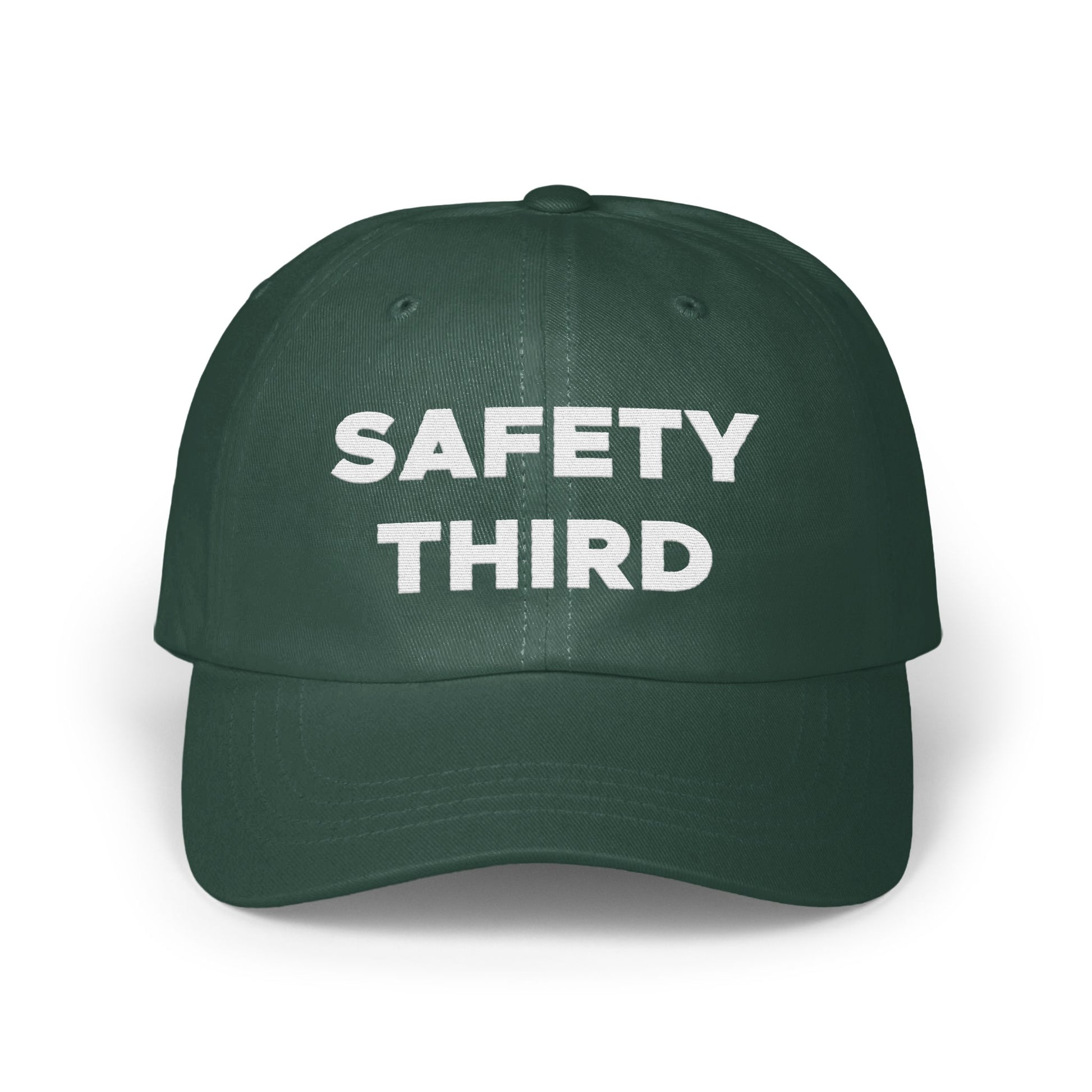 Safety Third Embroidered Dark Green Hat product