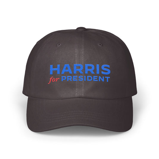 Harris for President embroidered hat product