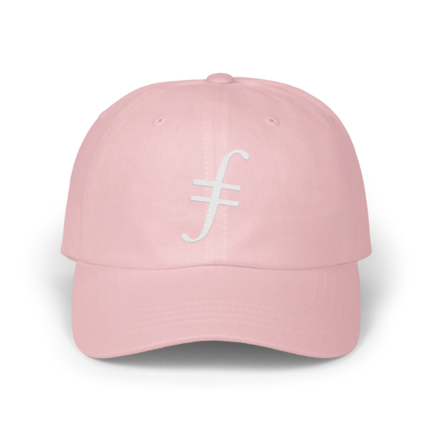 Pale Pink Adjustable  Embroidered Cap Hat product type