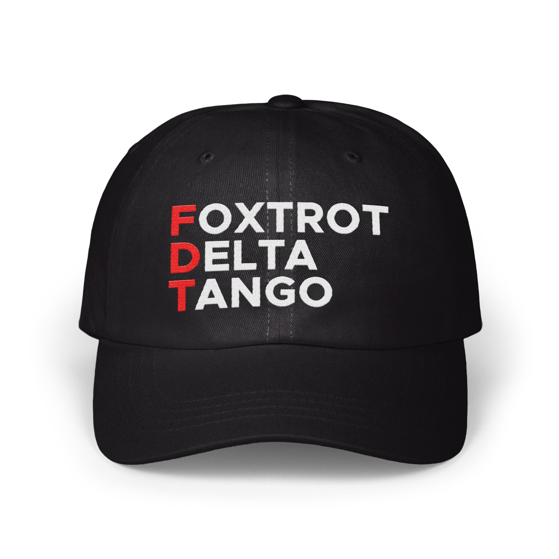 Foxtrot Delta Tango Black Cap Stylish Casual Hat product