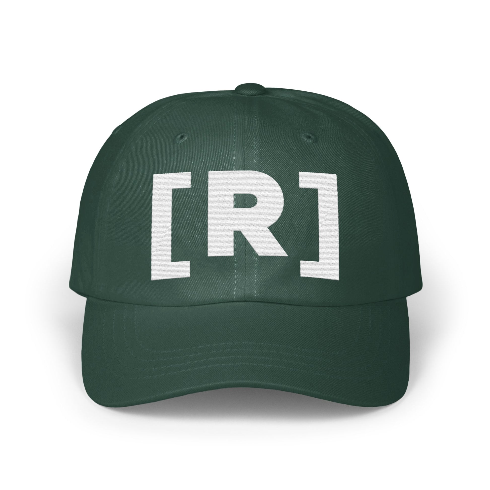 Stylish Green Hat Featuring Bold R Logo Cap product