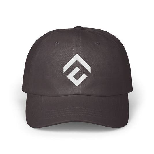 Black Baseball Cap with White Geometric Design product