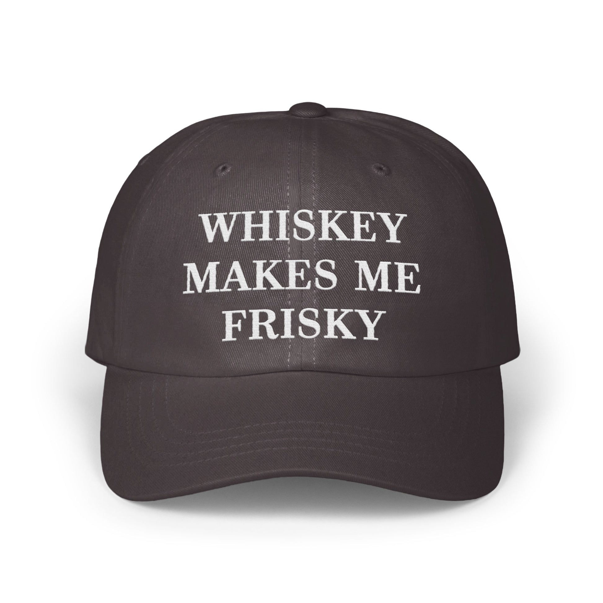 Whiskey Makes Me Frisky Statement Cap product