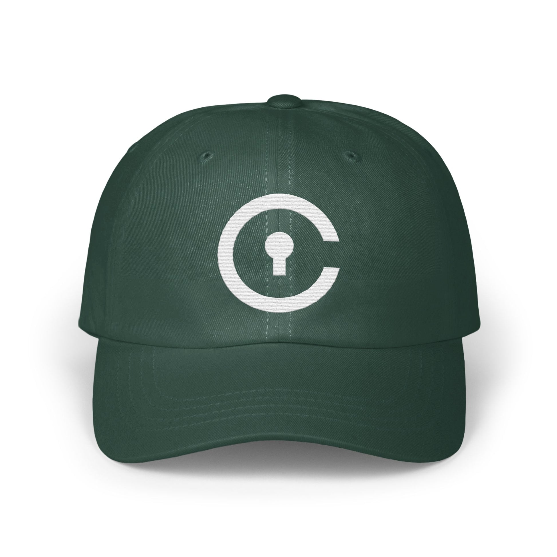 Stylish Dark Green Hat with Elegant Logo product