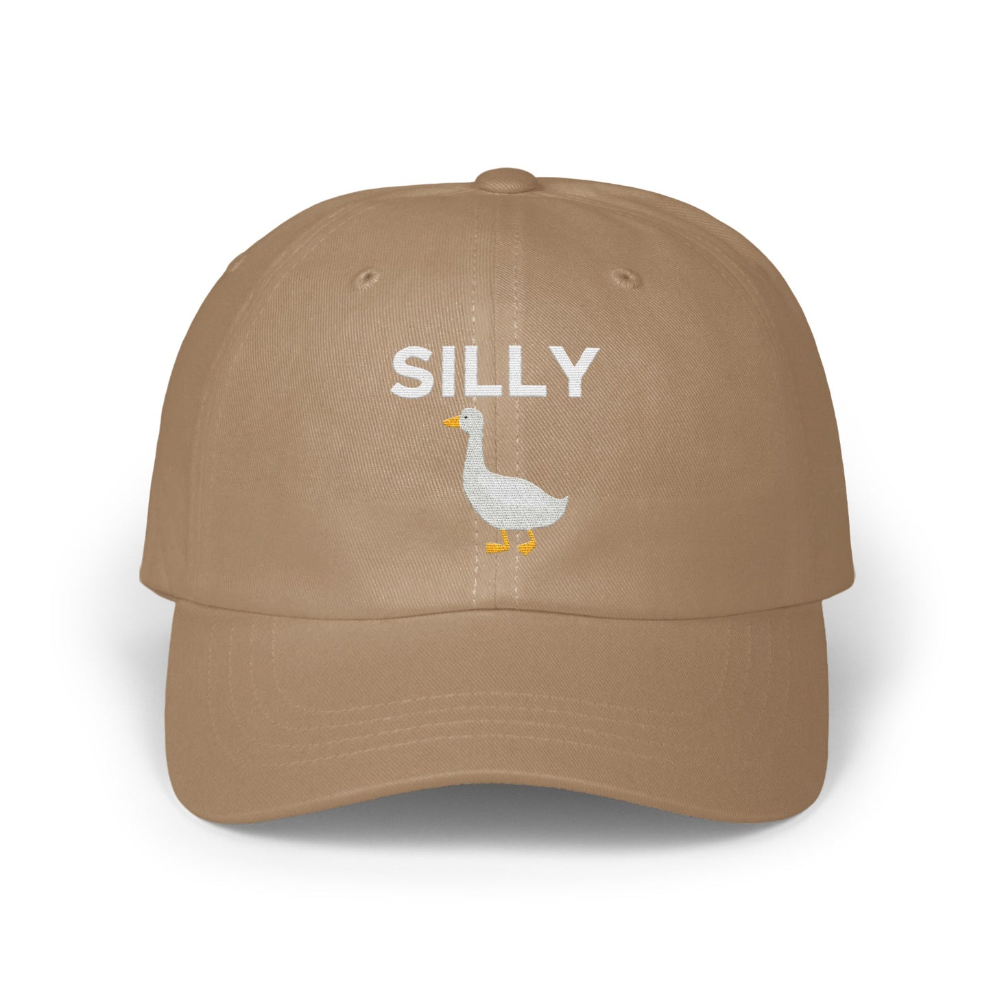 Silly Goose Design on Brown Baseball Hat product