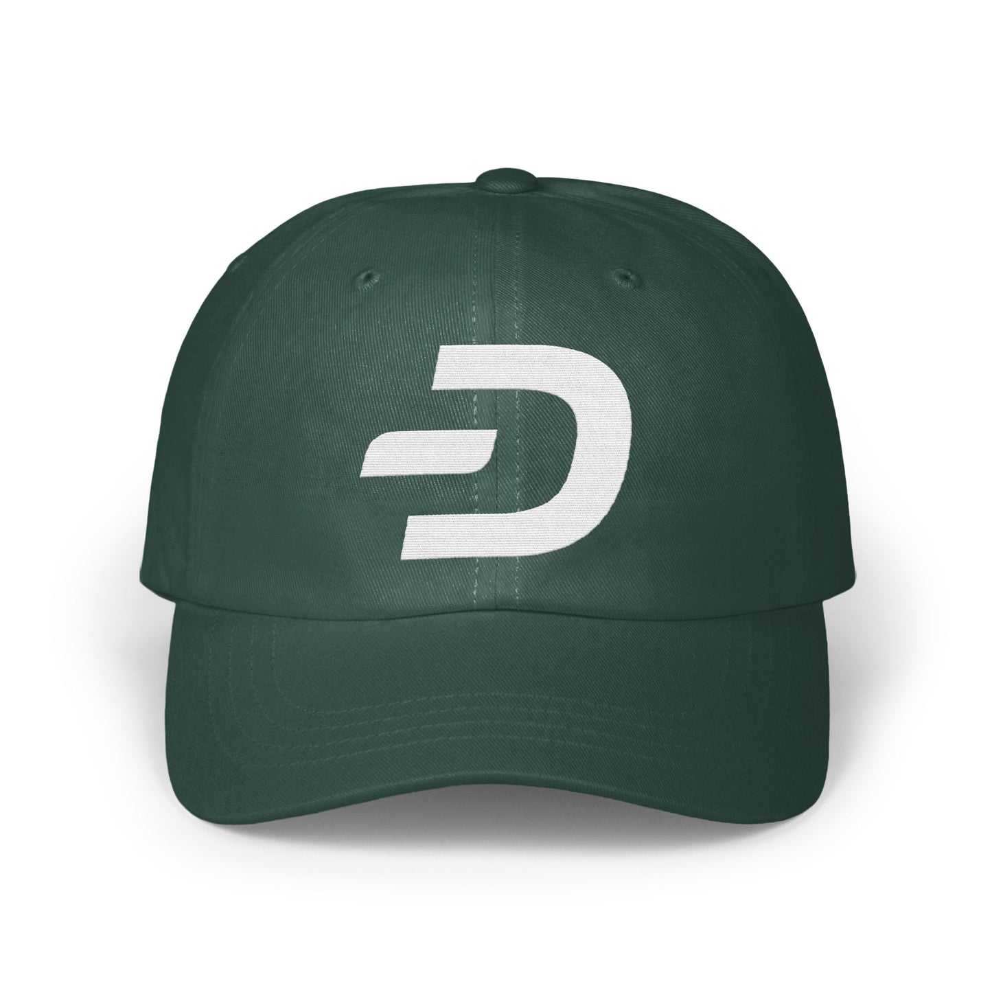 Stylish Dark Green Cap with Distinctive Logo Product