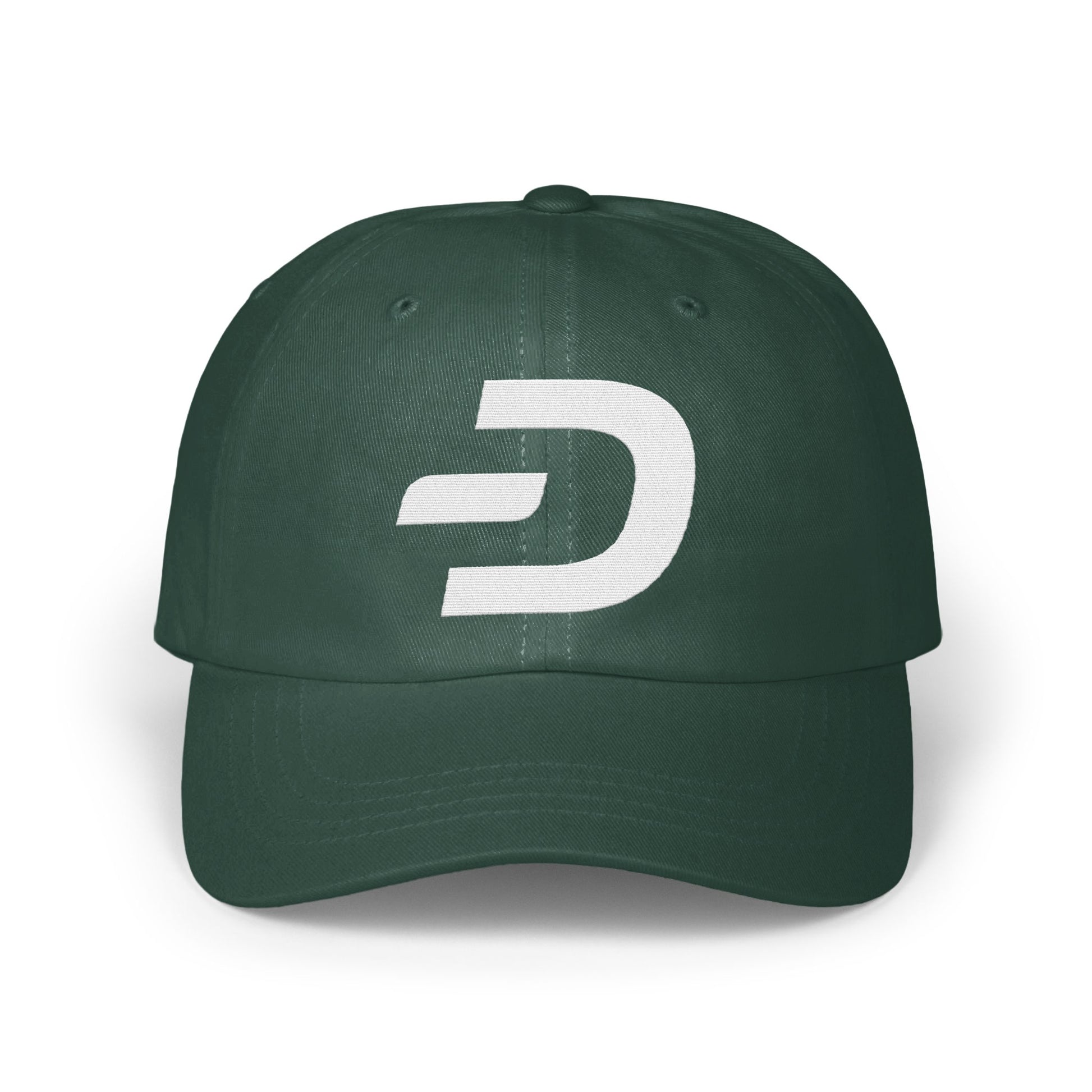 Stylish Dark Green Cap with Distinctive Logo Product