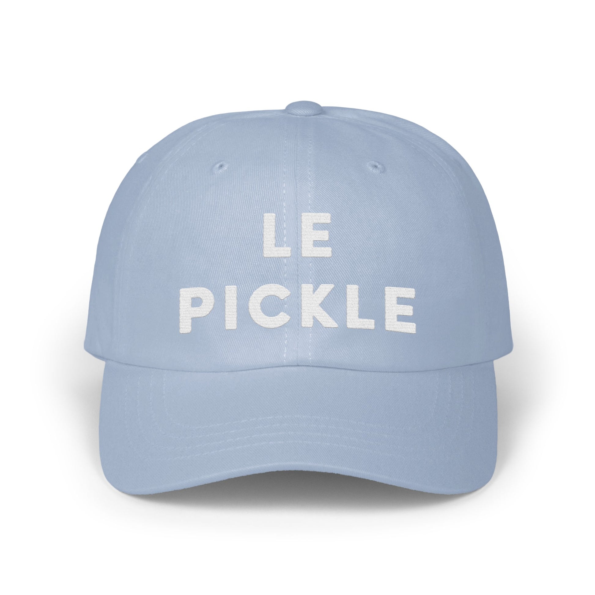 Light Blue Hat with Bold Le Pickle Design product