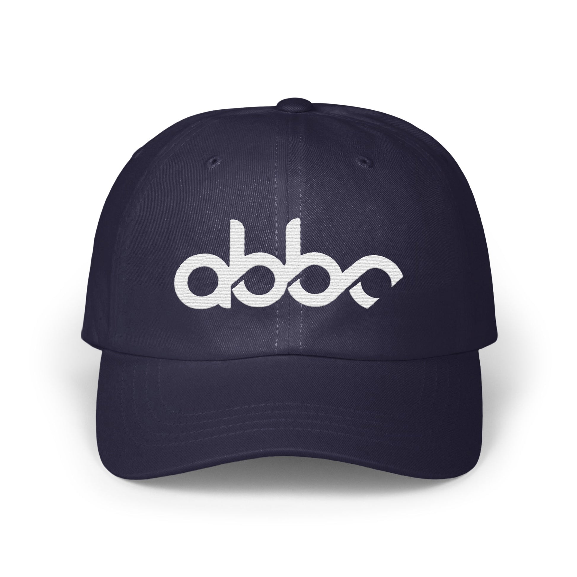 Stylish Dark Blue Cap with ABCD Logo printed product