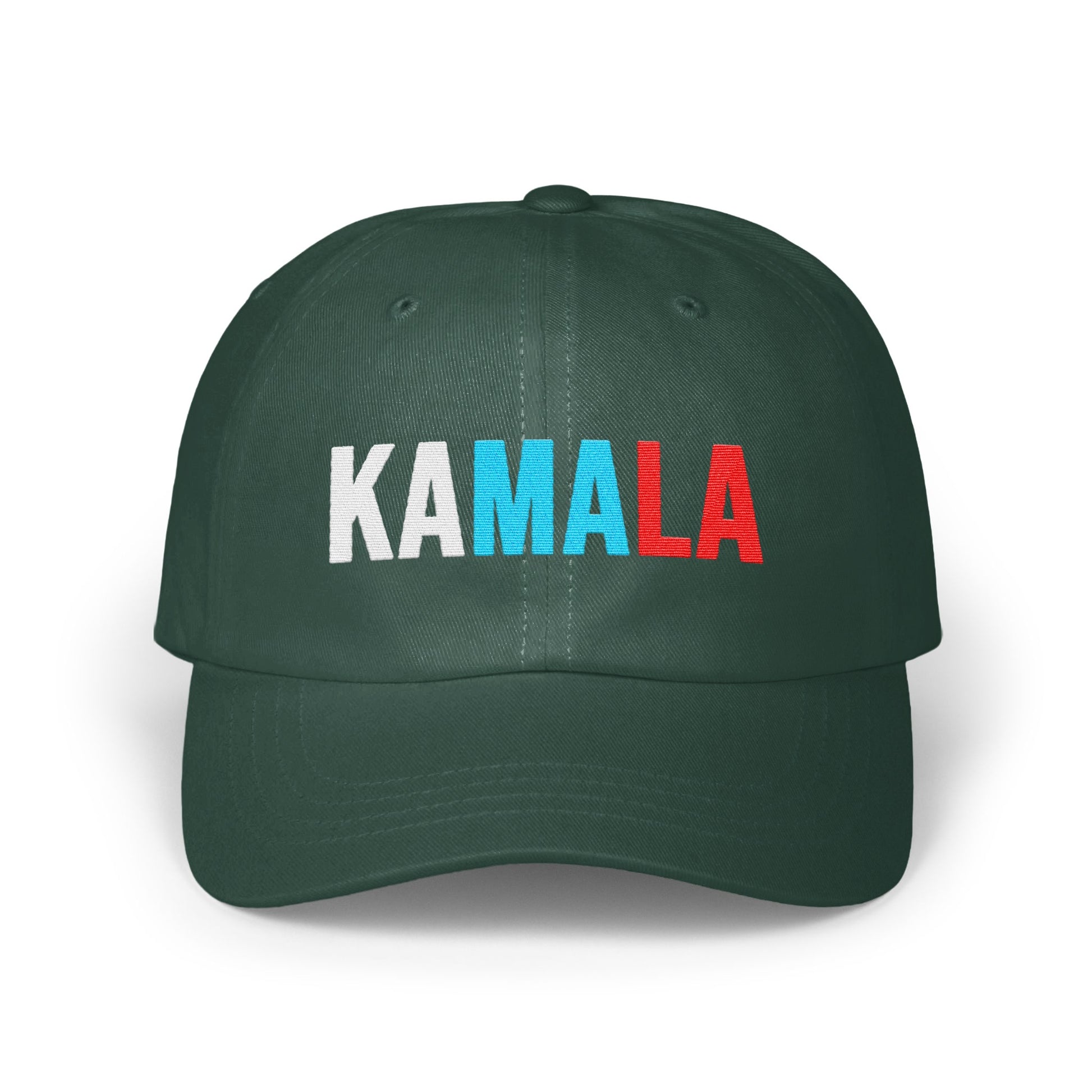 Kamala Text Embroidered Green Baseball Cap product